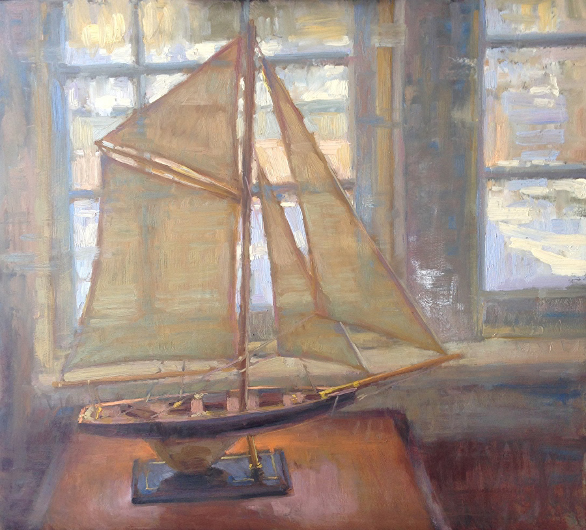 Pond yacht by Chuck Marshall