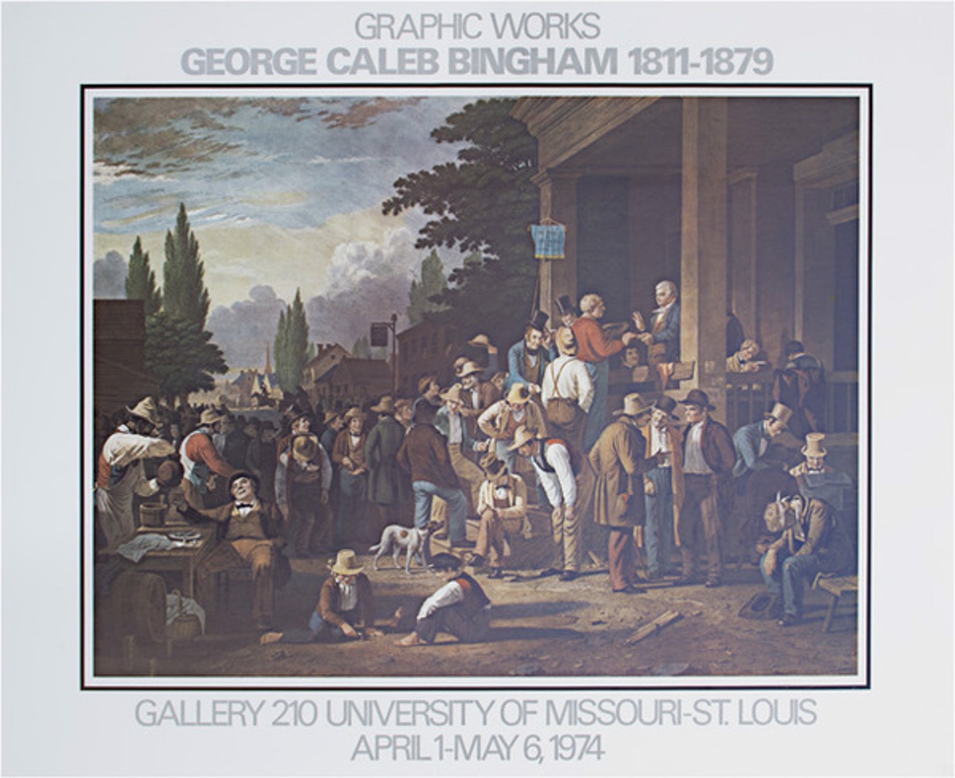 Graphic Works of George Caleb Bingham 1811-1879 Poster by George Caleb Bingham