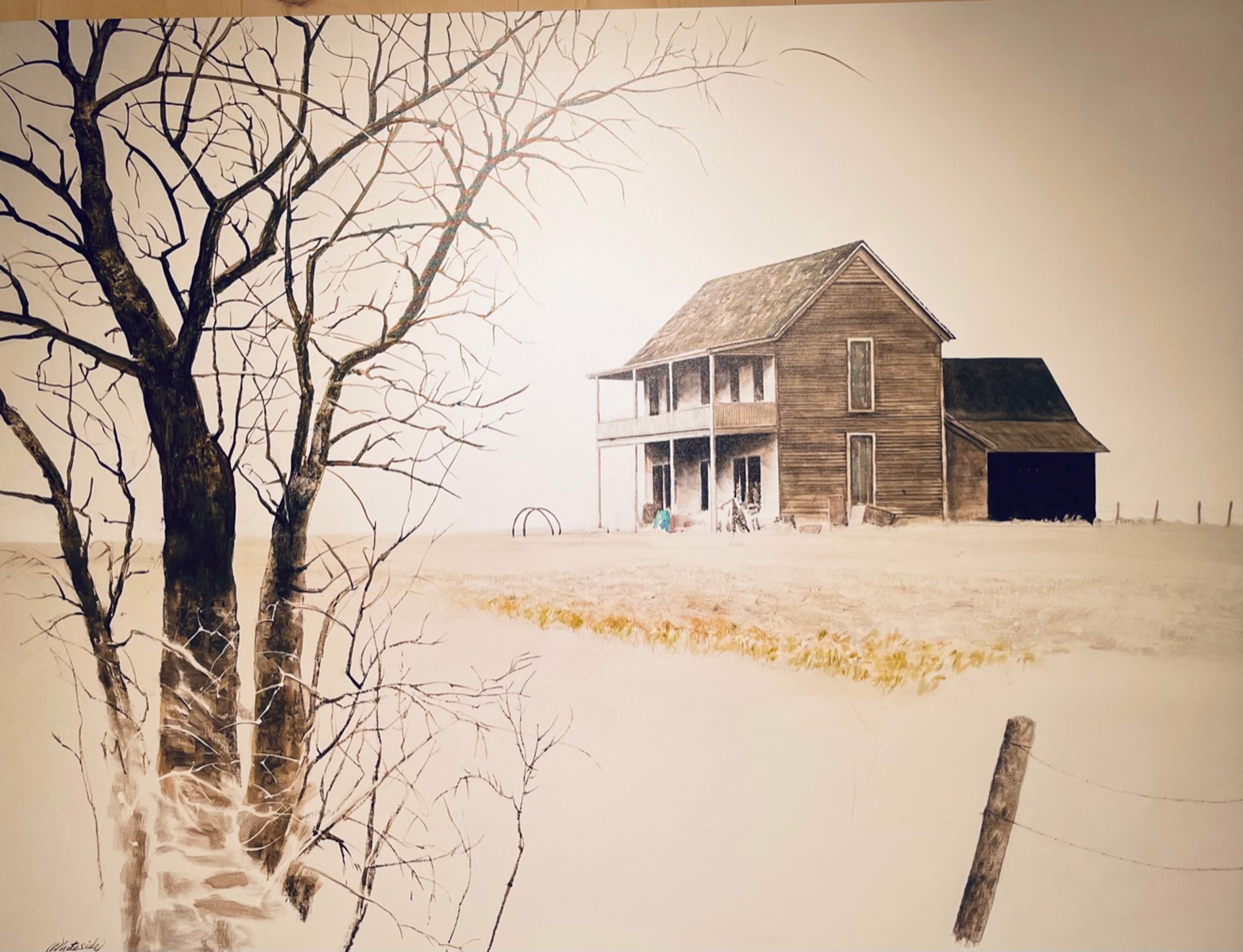 Farm House by William A. Whiteside