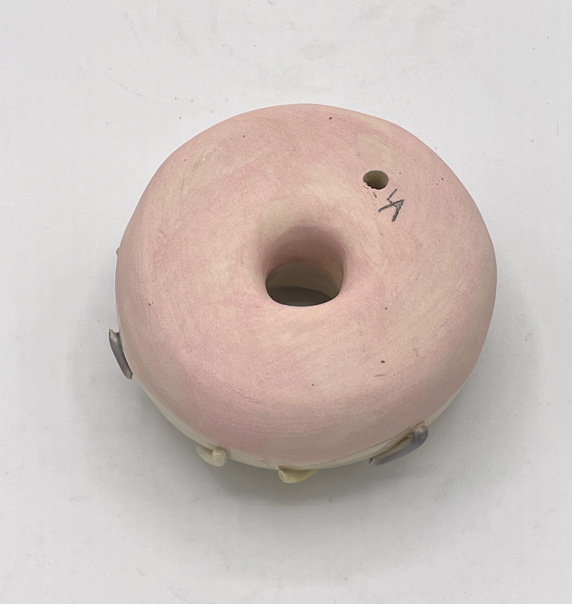 Strawberry Donut with Vanilla Glaze and Sprinkles by Liv Antonecchia
