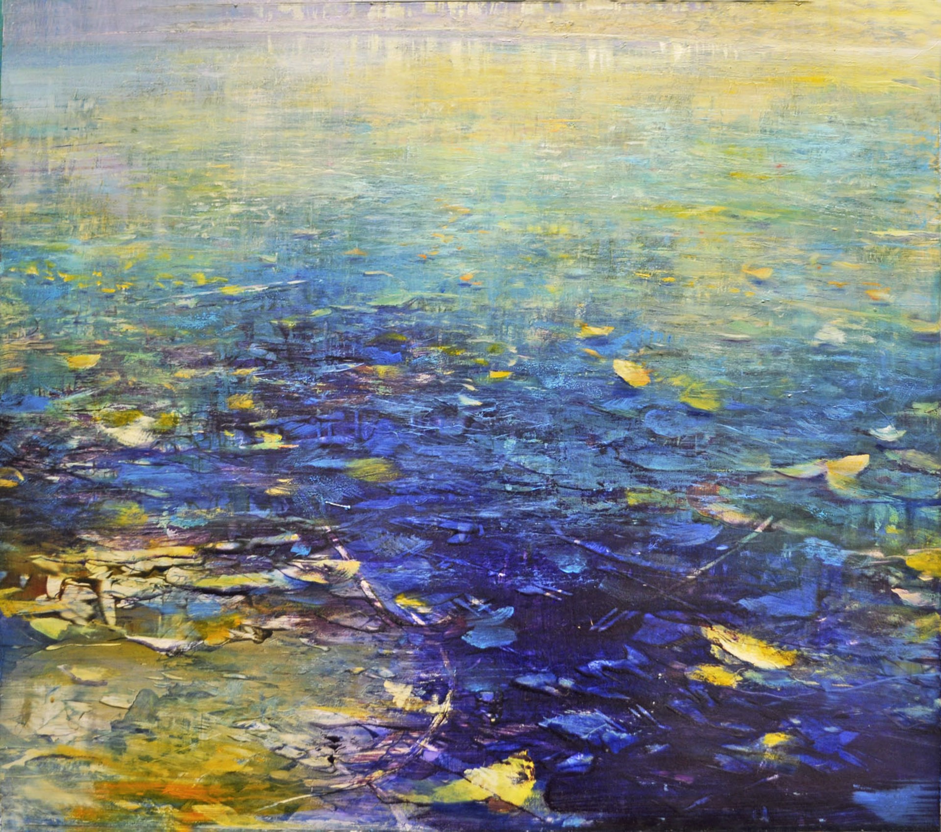Across a Pond by David Dunlop