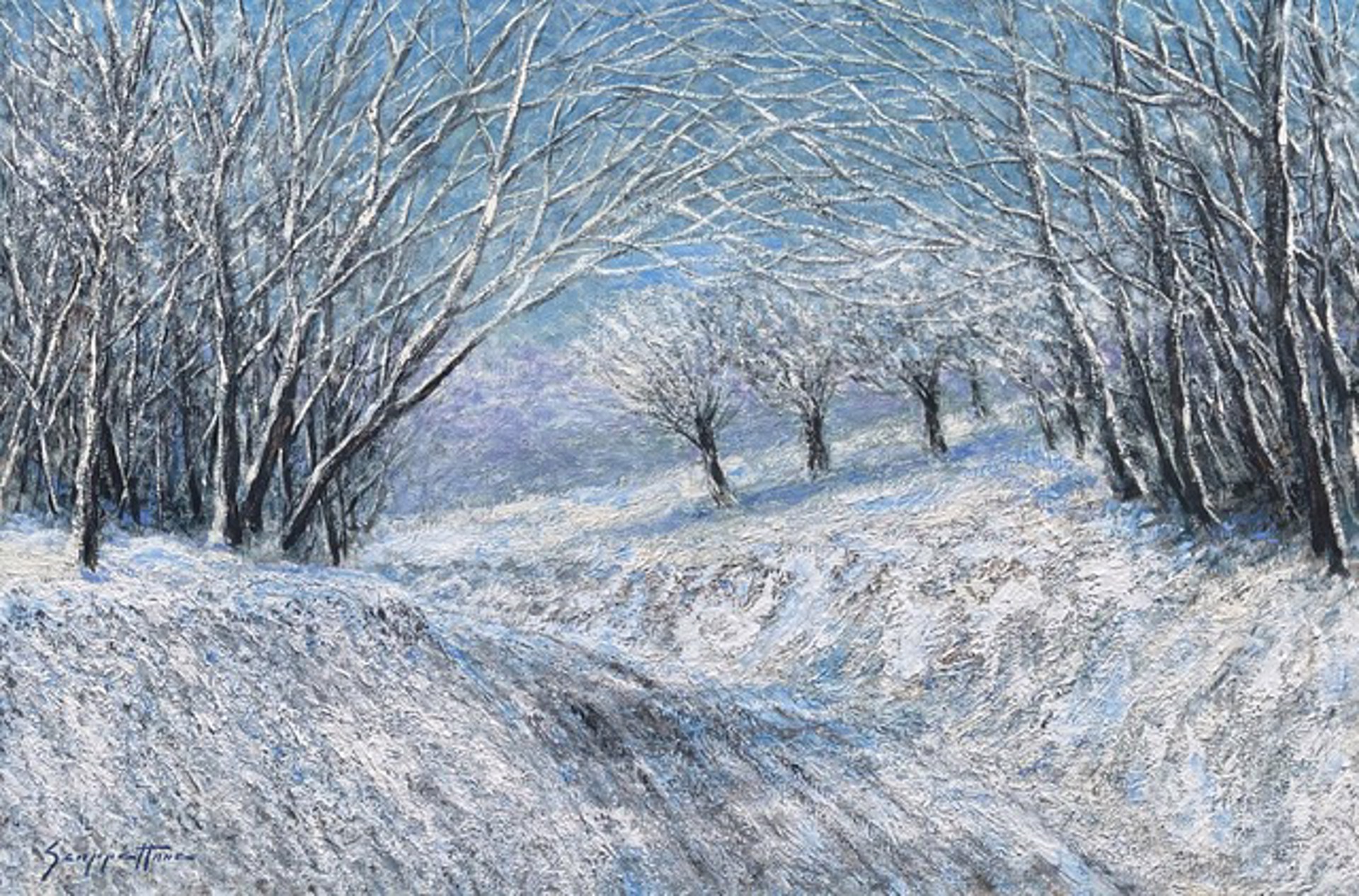Winter Woods by James Scoppettone