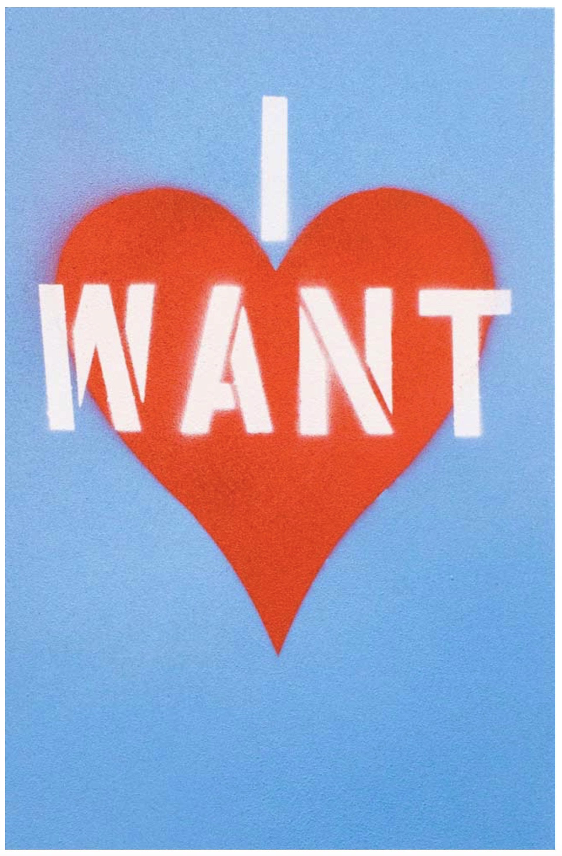 I Want Love - Exhibition  AP by Bernie Taupin