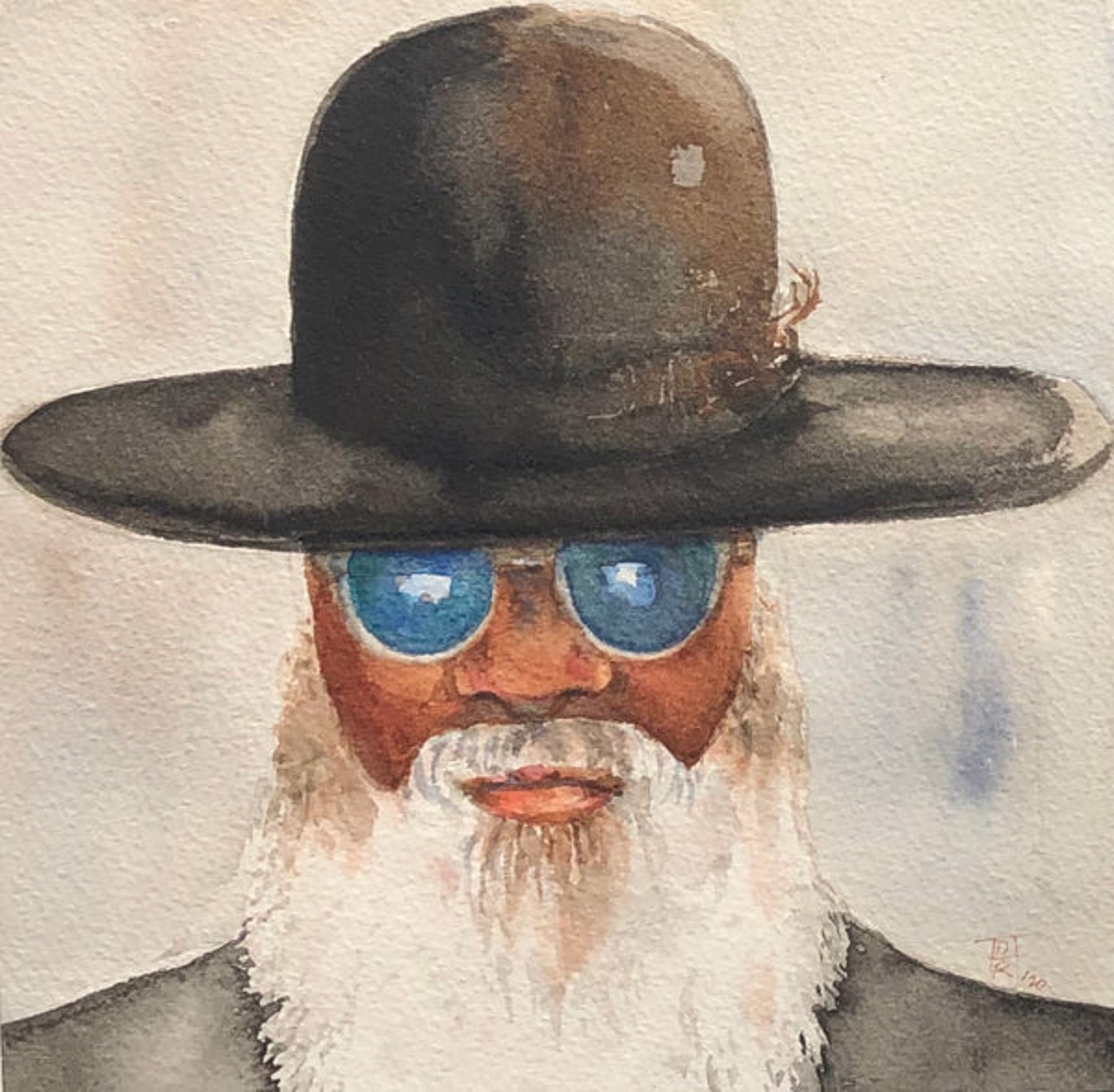 Roots Man (Watercolor) by Daryl Royster Alexander