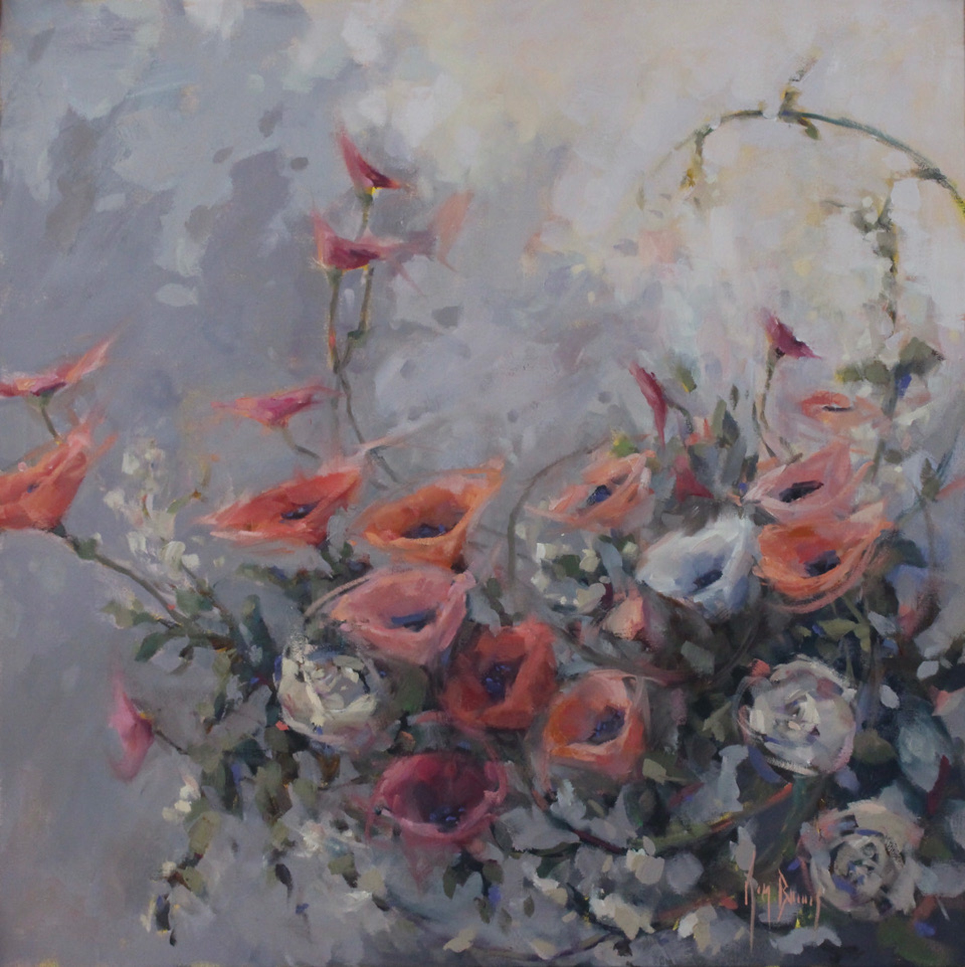 Tangled Poppies by Kim Barrick