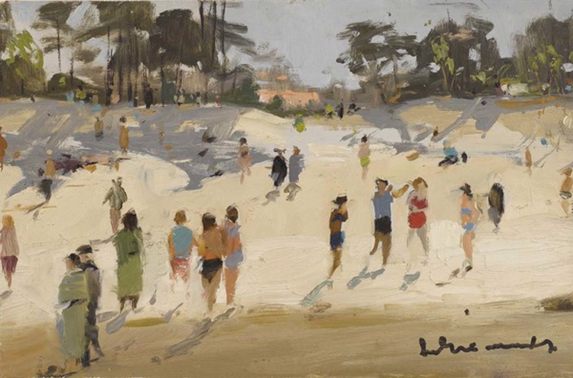 On the Beach by Laimodot Murniek