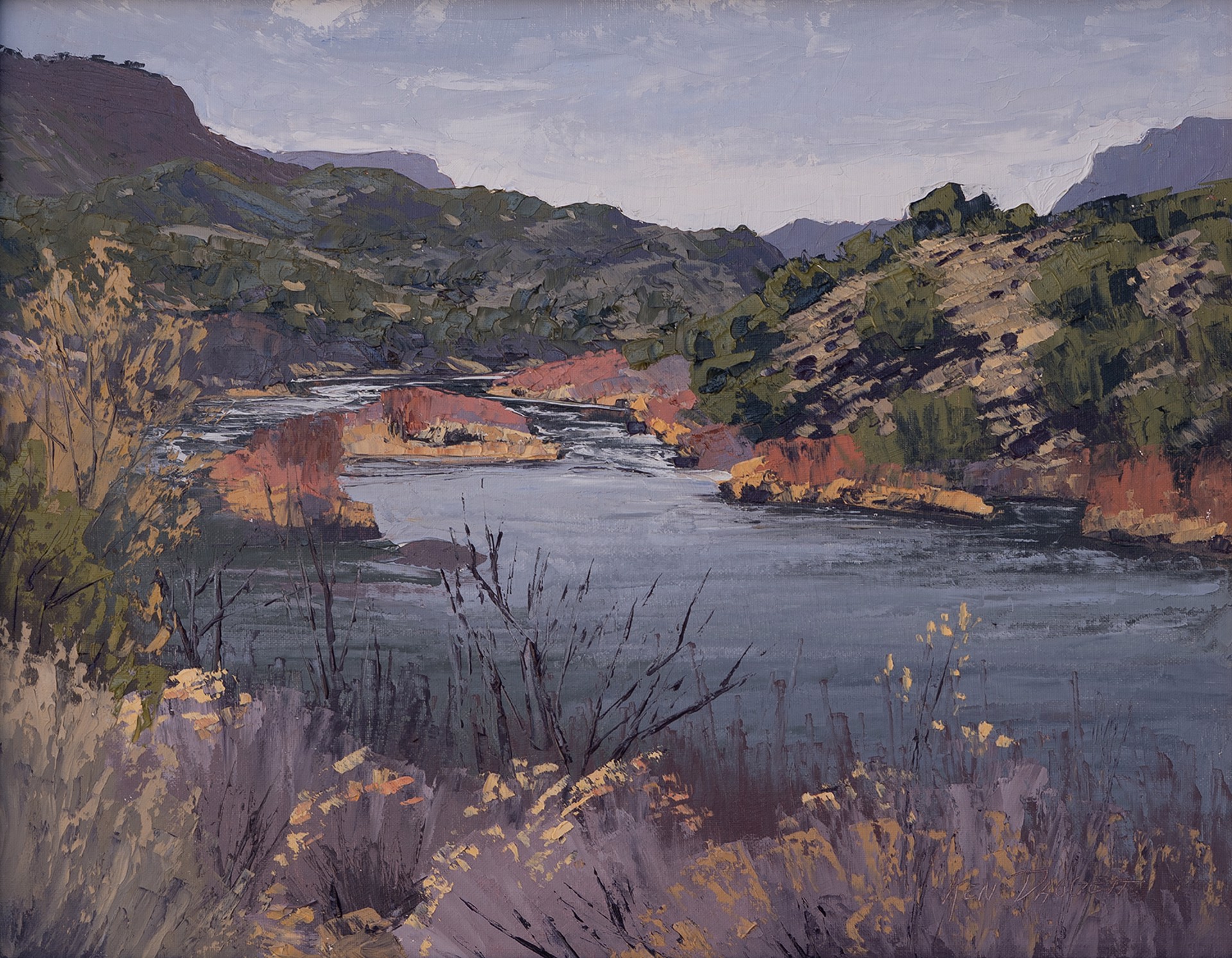 Down the Rio Grande by Ken Daggett