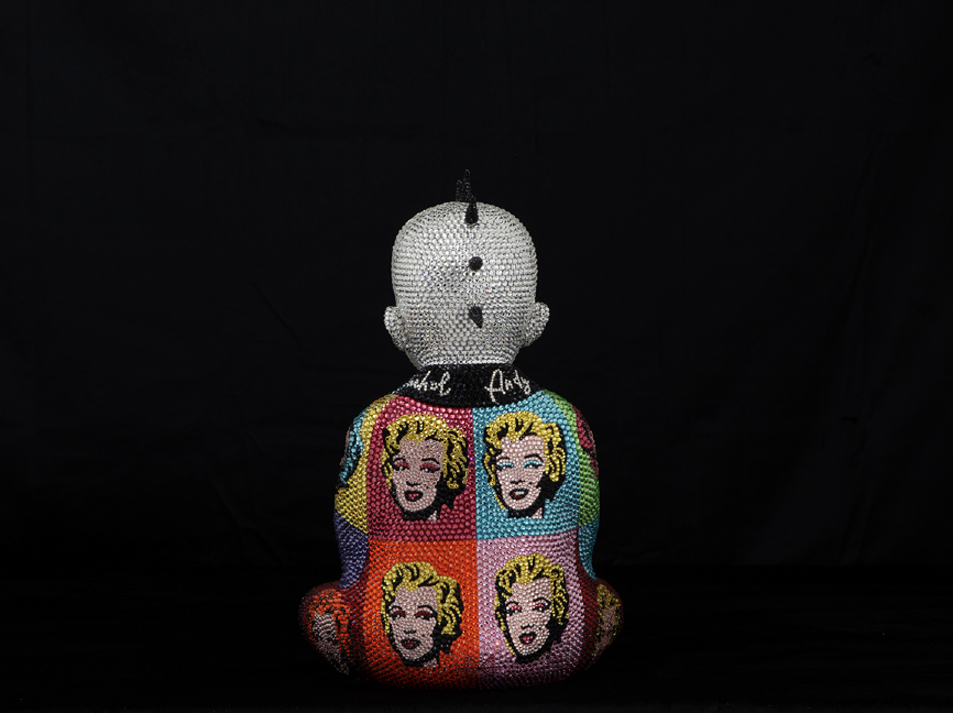 PunkBuddha "Marilyn in Multicolor" medium by Metis Atash