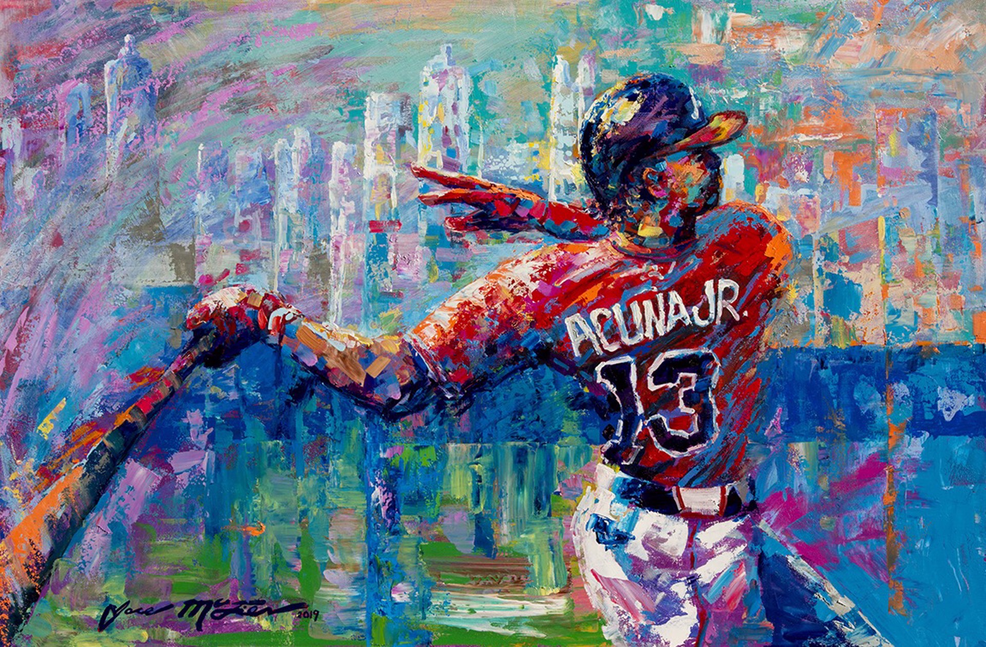 "Atlanta Home Run Horizon Acuna Jr" by Jace McTier