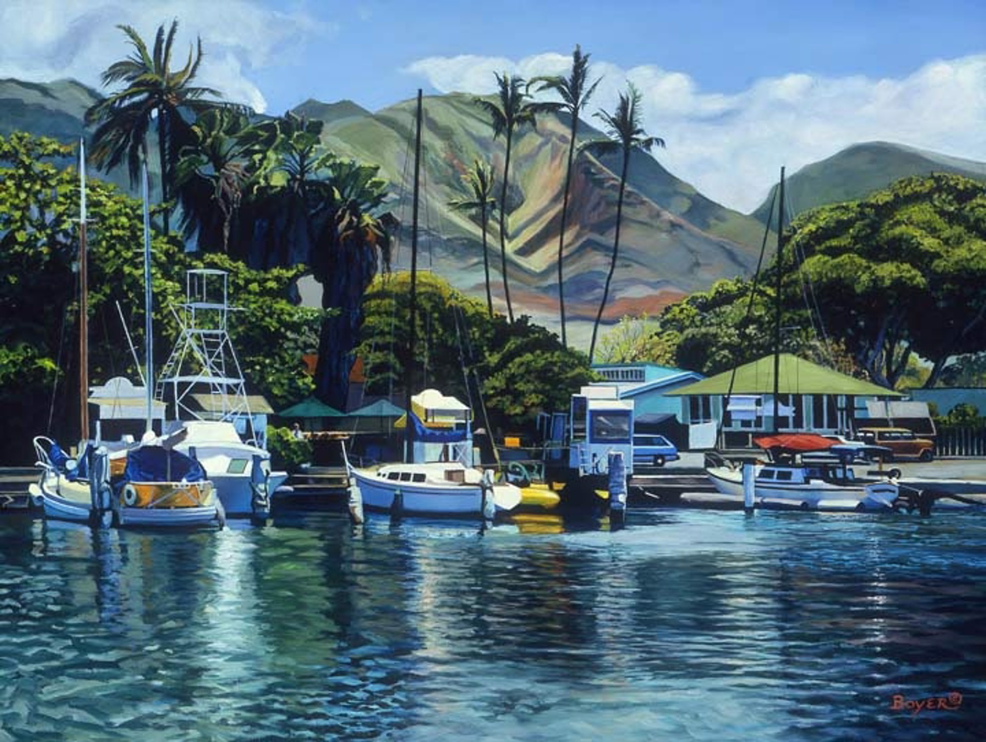 Lahaina Reflections by Lynne Boyer