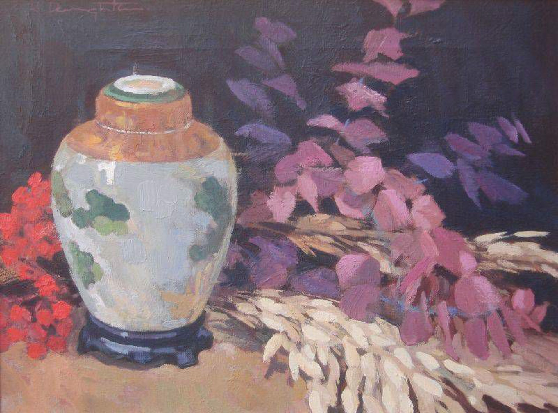 Still Life with Vase by Robert Daughters (1929-2013)