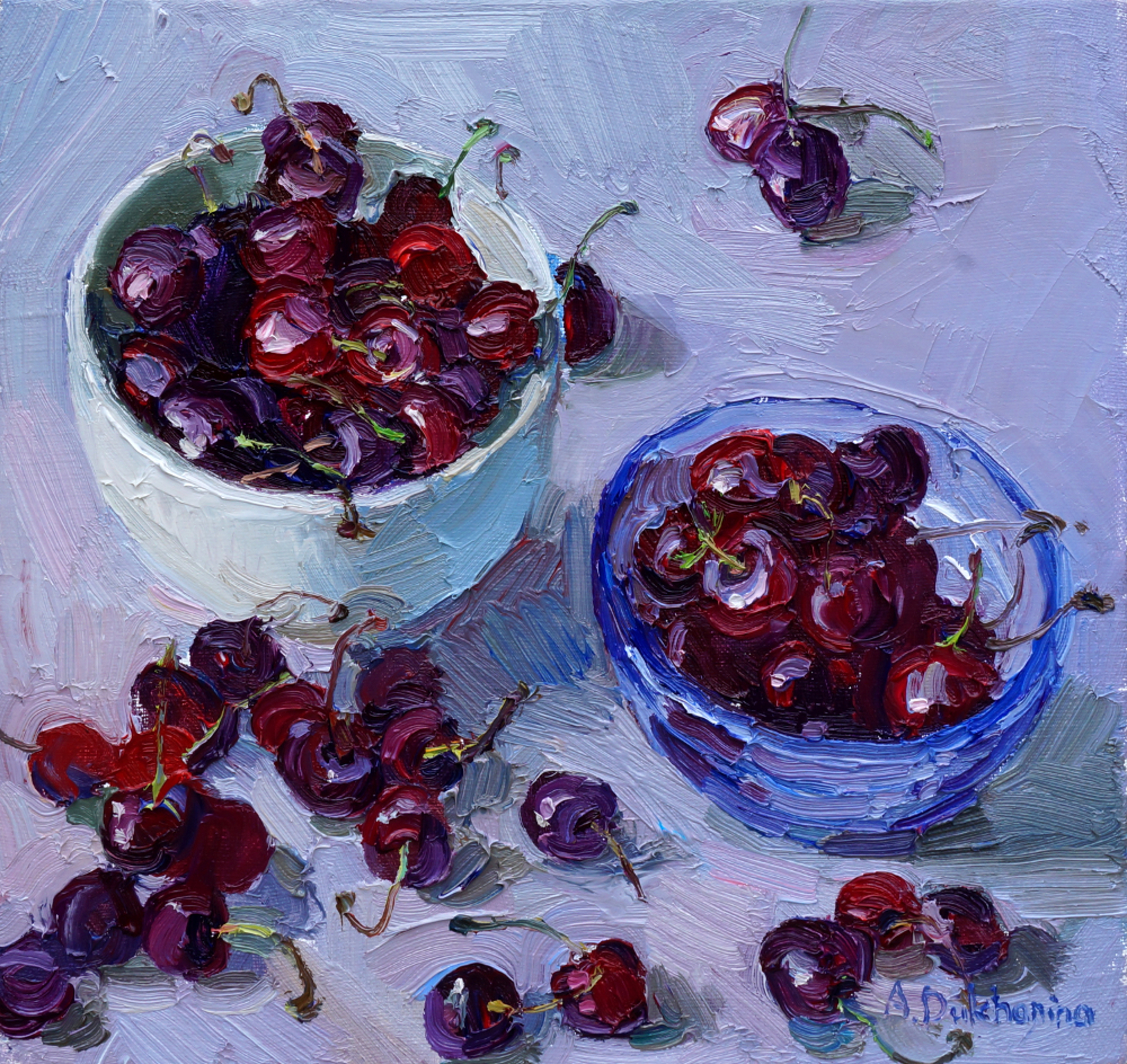 Cherries by Anastasia Dukhanina