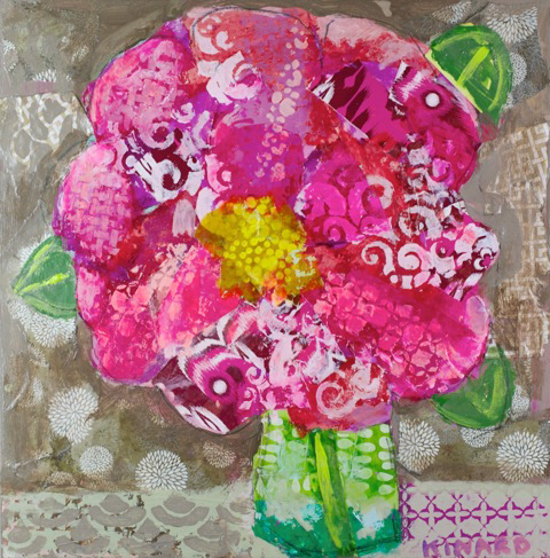 Flowers From  Miss Fluffie by Christy Kinard