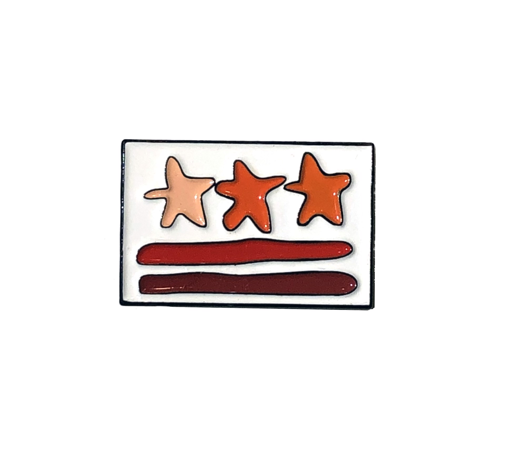 DC Flag Enamel Pin (Helen Lewis) by Art Enables Merchandise