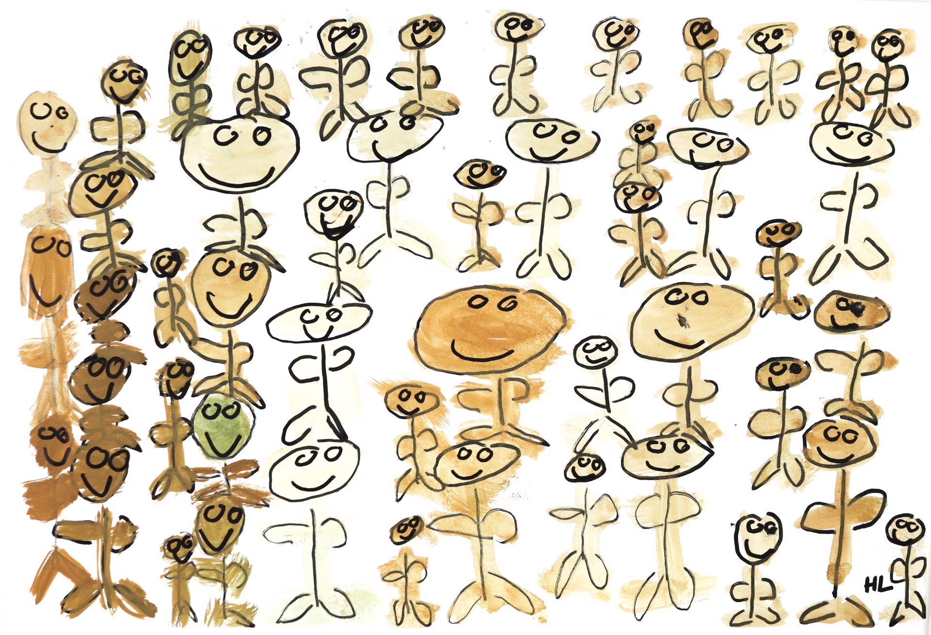 Smiling Dancers by Helen Lewis