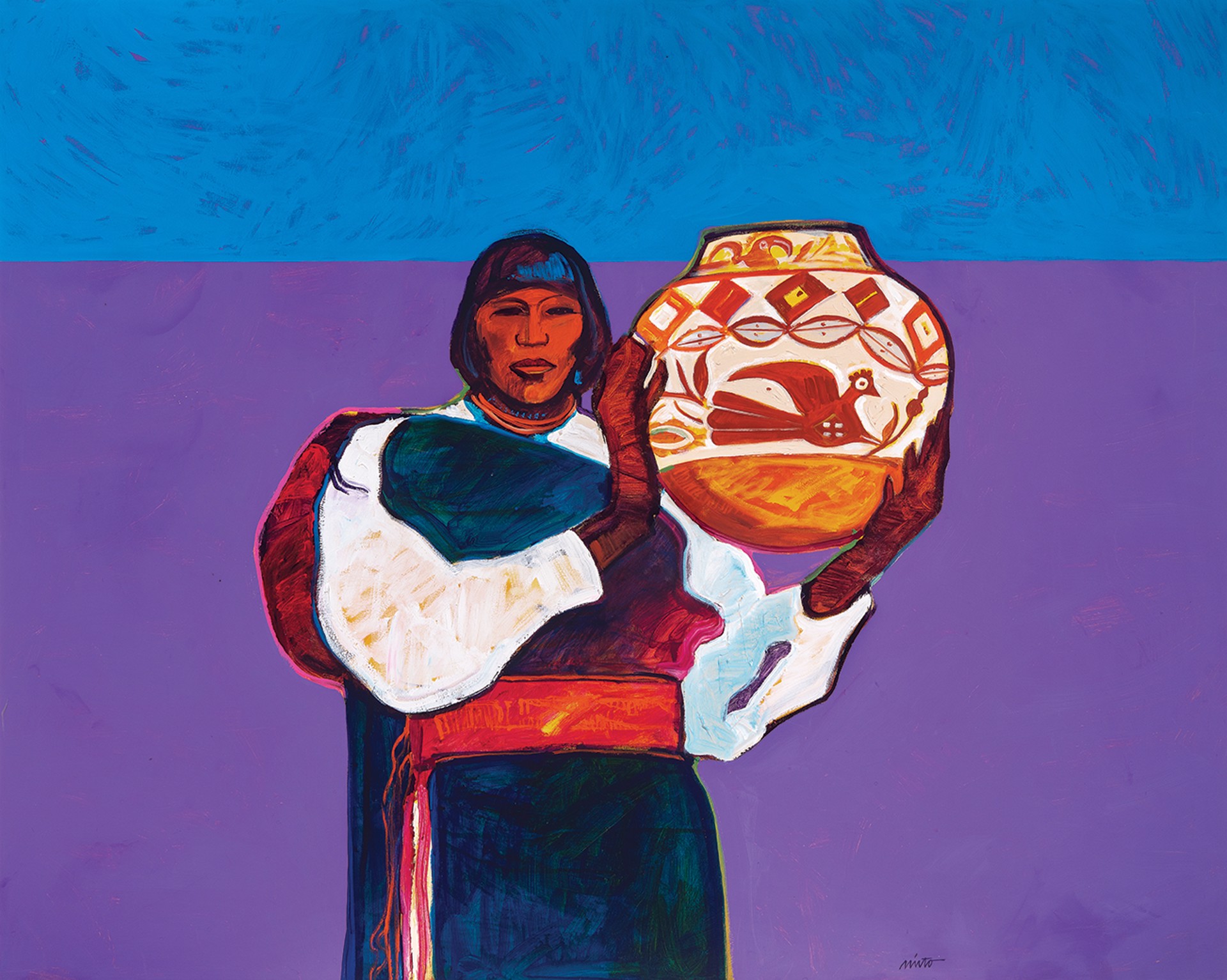 Mary from Acoma Pueblo by John Nieto