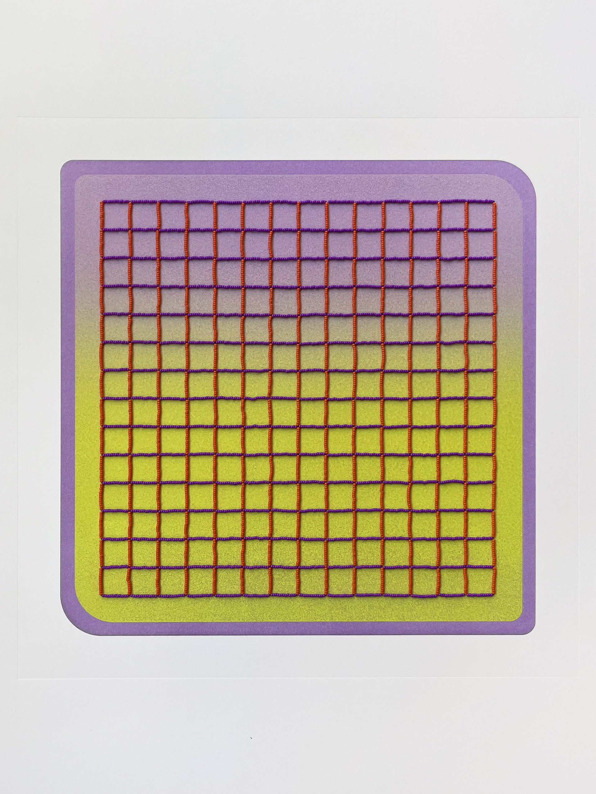 Violet and Fluorescent Yellow by Gretchen Wagner