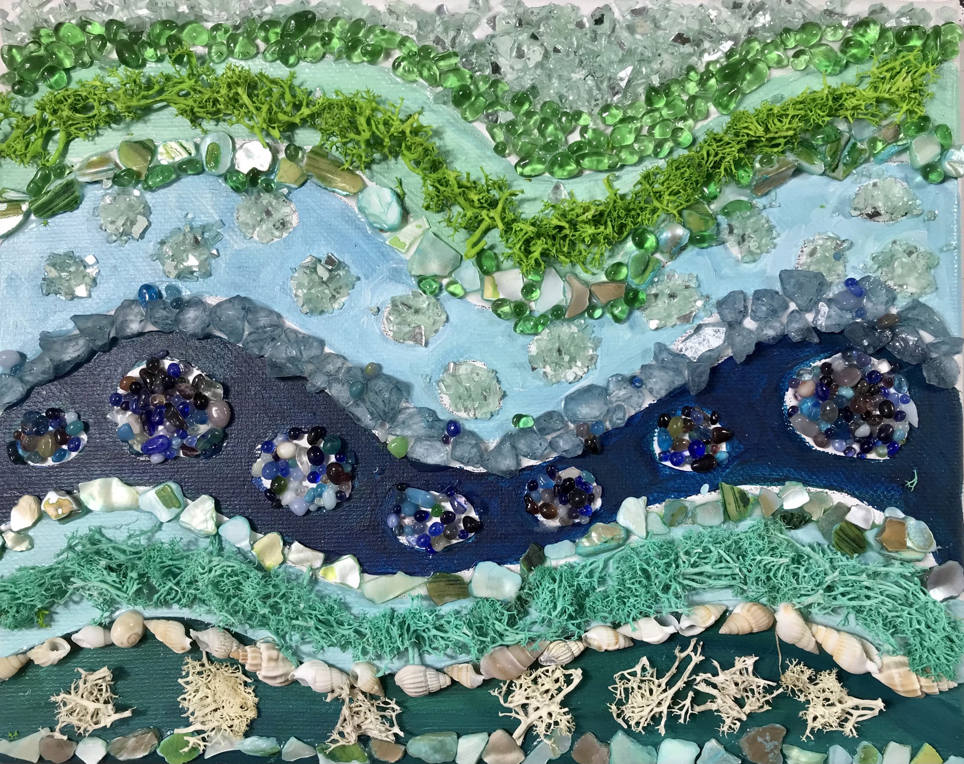 Teal Green Sea by Robin Joyce Miller