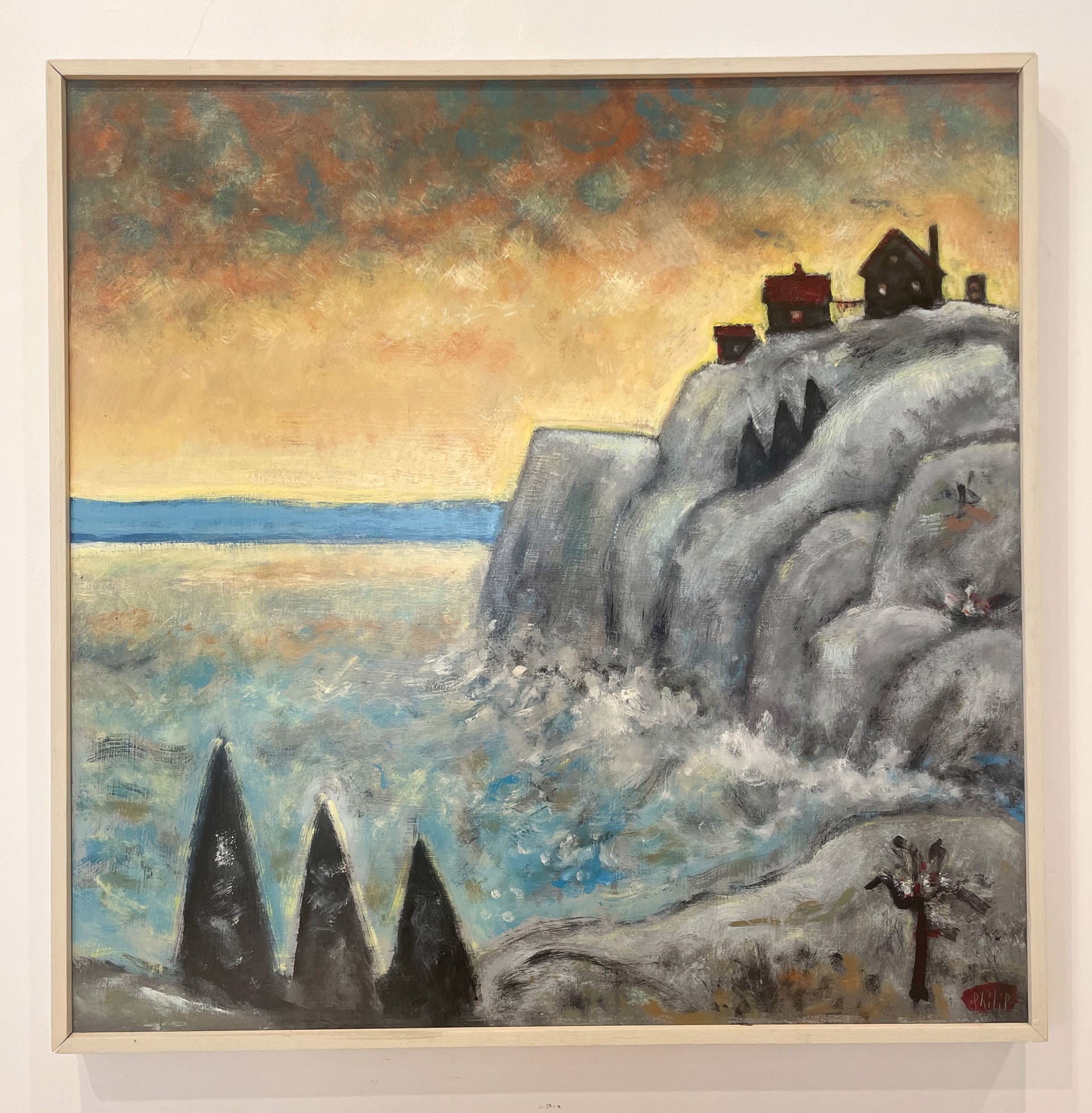 House on the Gaspe by Philip Barter
