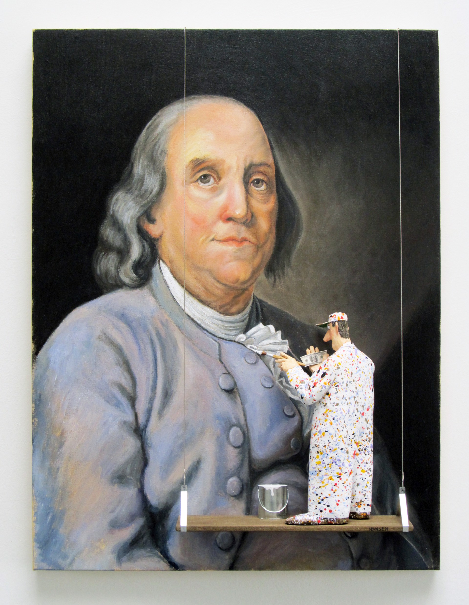 Benjamin Franklin, c. 1785  (Joseph Siffred Duplessis) by Stephen Hansen