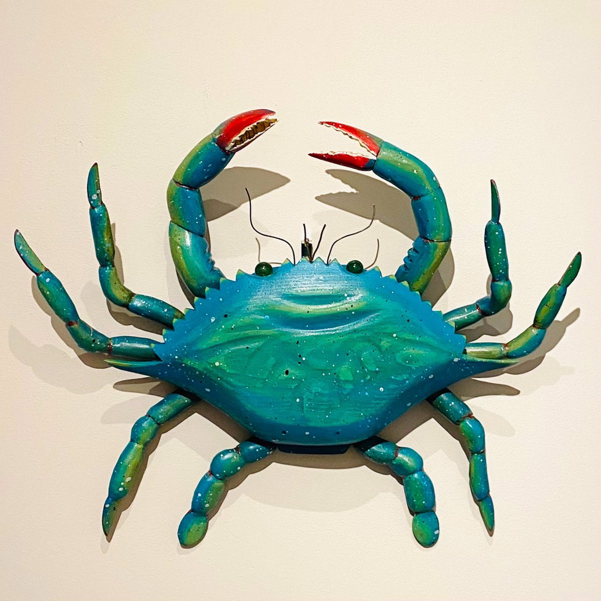 JW22-94 "Just Be Claws" Branch Crab by Jo Watson
