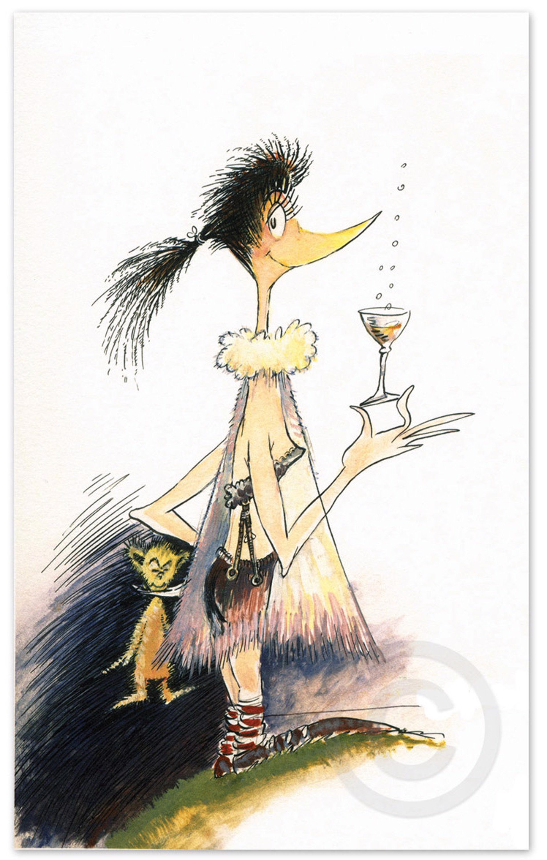 Martini Bird (Sold Out) by Dr. Seuss