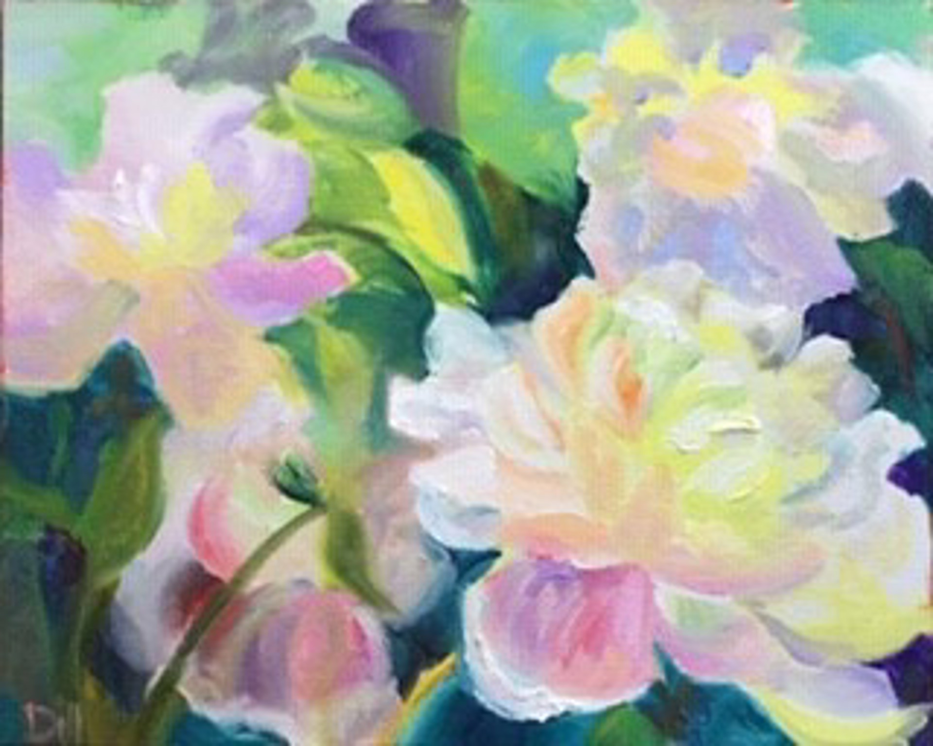 Light On The Peonies by Kristen Dill