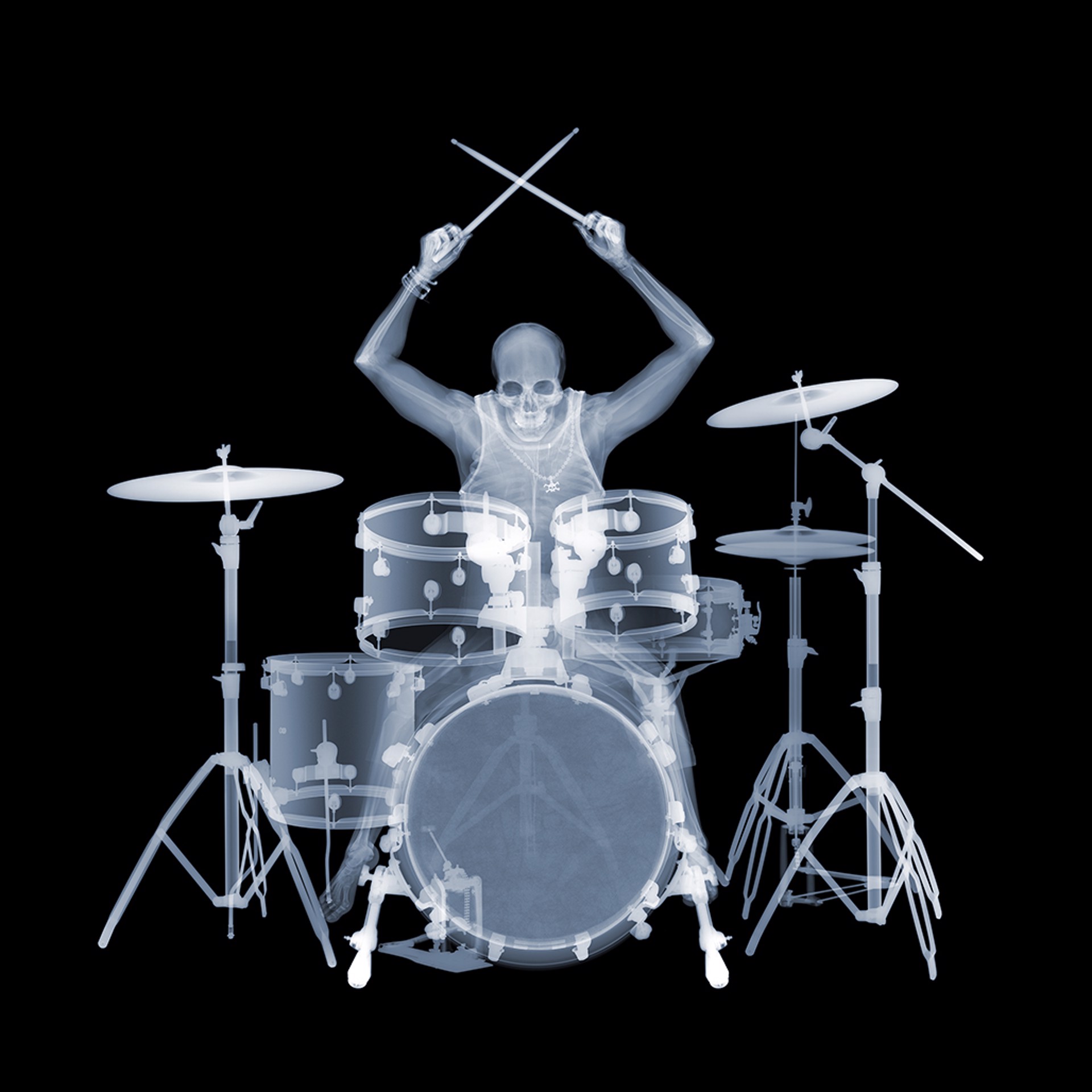 Drummin' by Nick Veasey