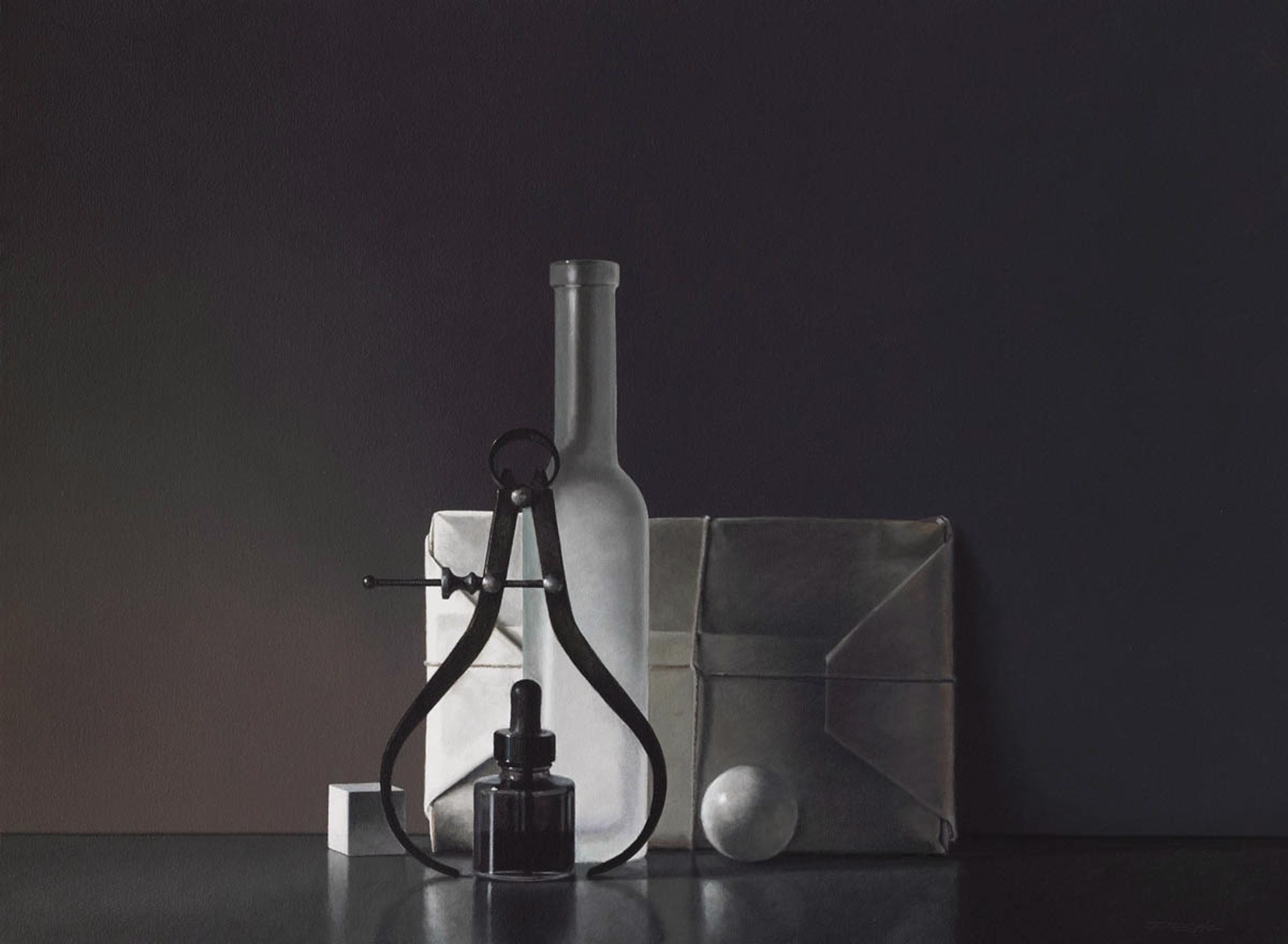 Still Life with Calipers #2 by Guy Diehl