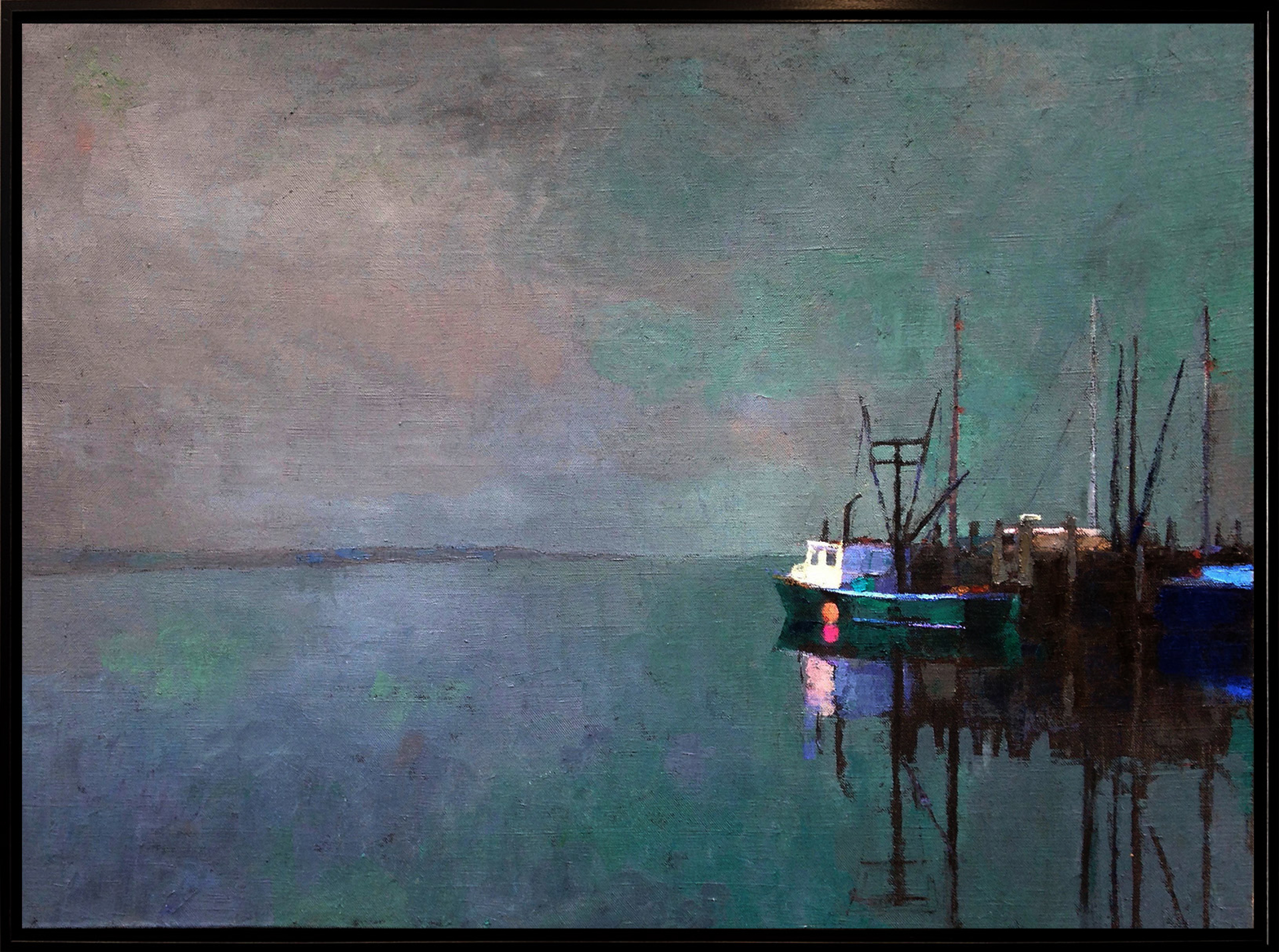 Wharf in Fog by Larry Horowitz