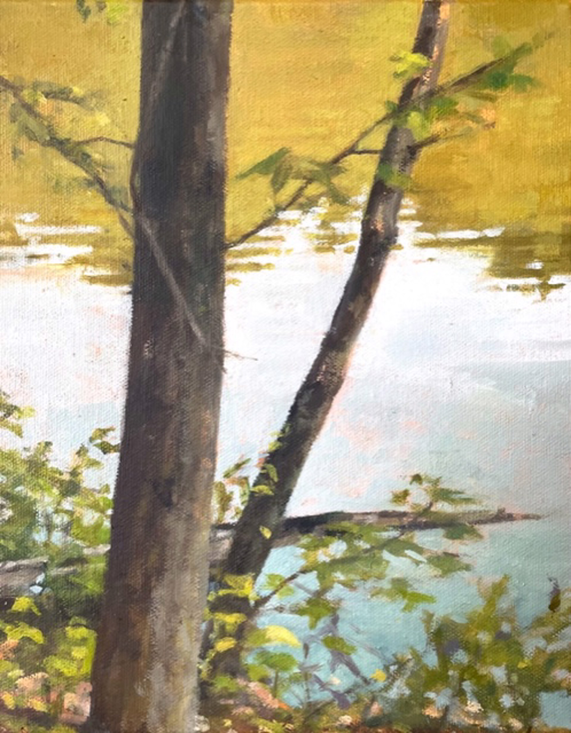 Two Trees at Three Lakes by Gail Henning Kiester