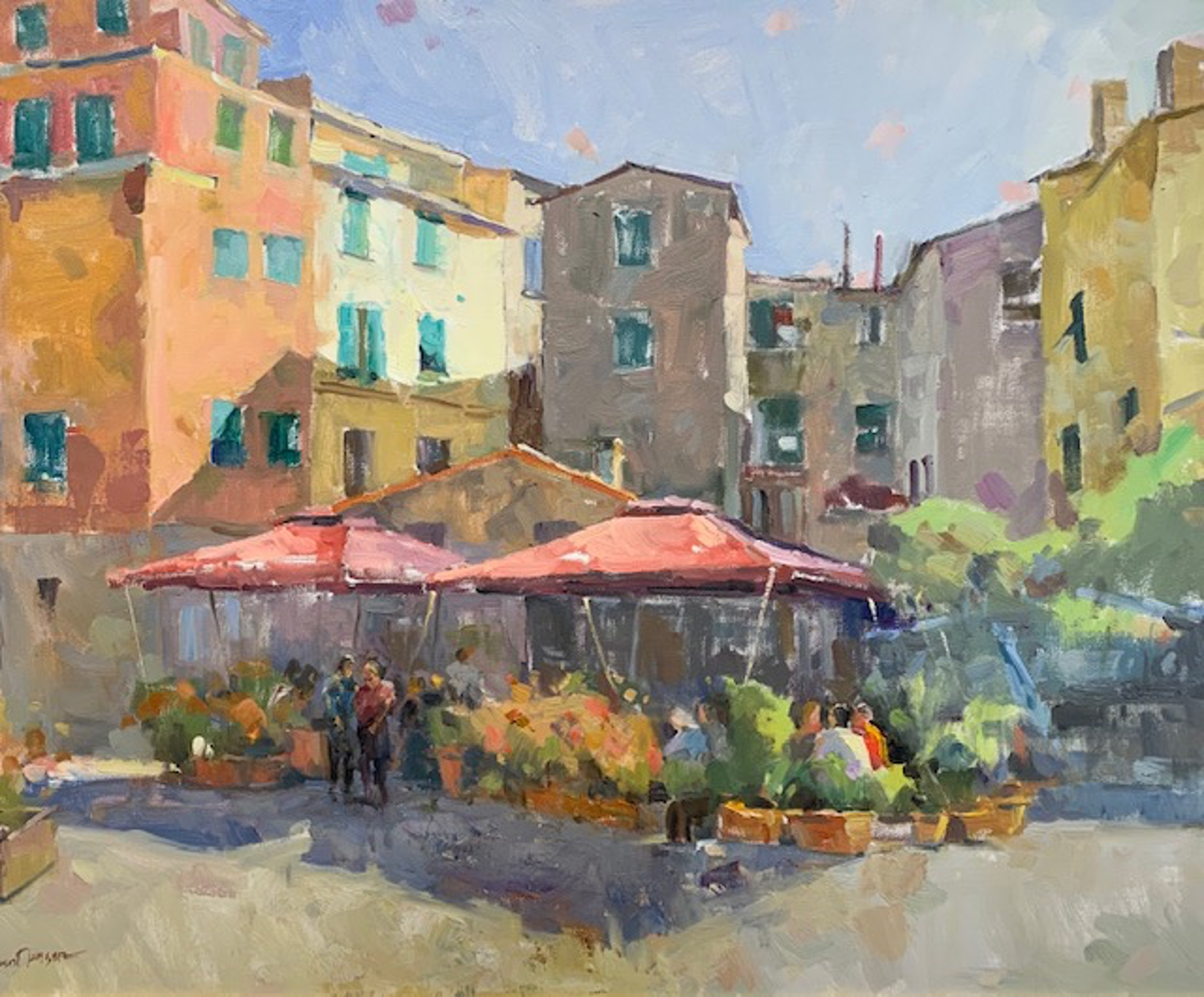 Cinque Terre Cafe by Brent Jensen