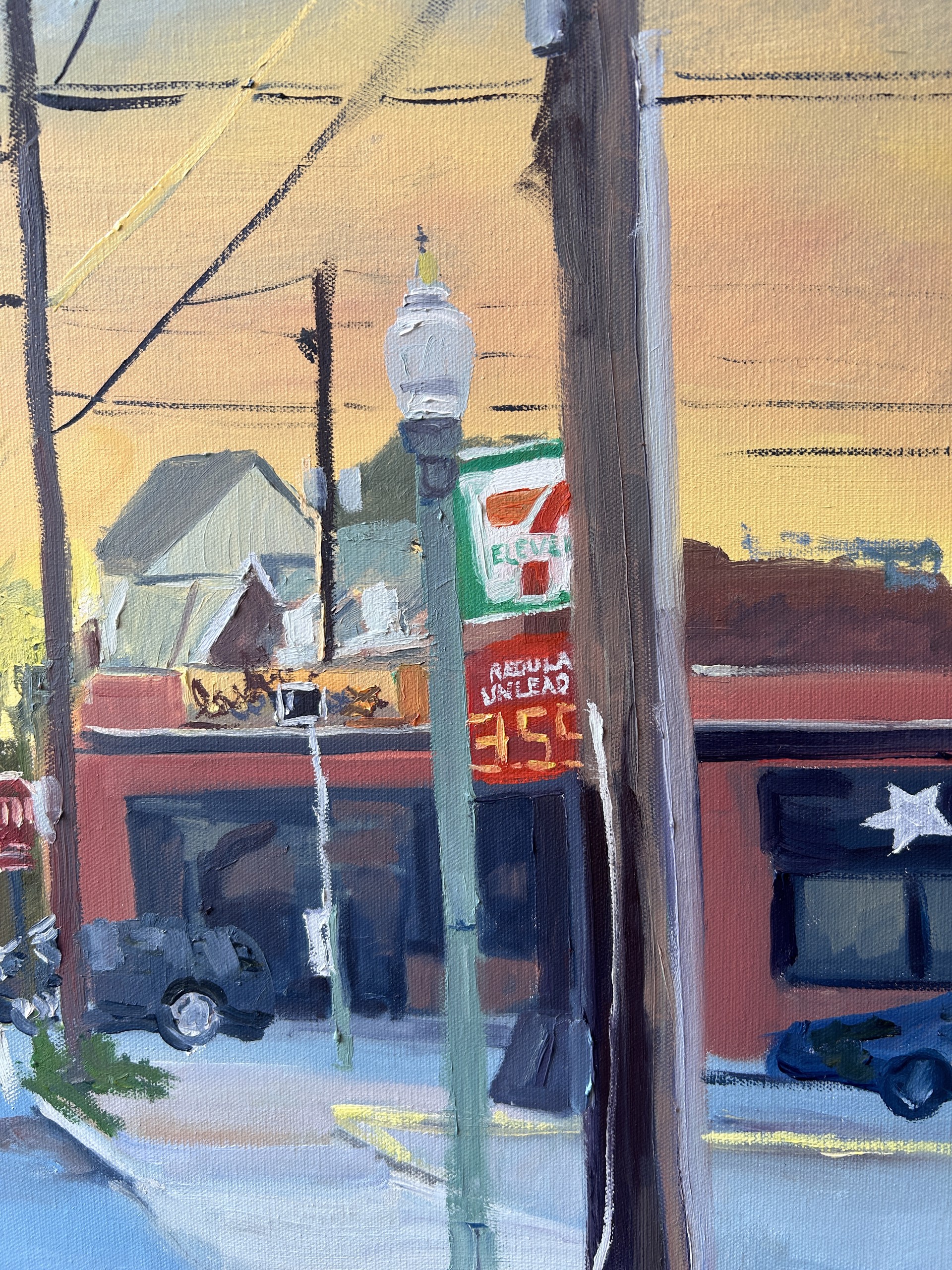 Sunset over Buddy's-Devil's Triangle by Natalie Colleen Gates