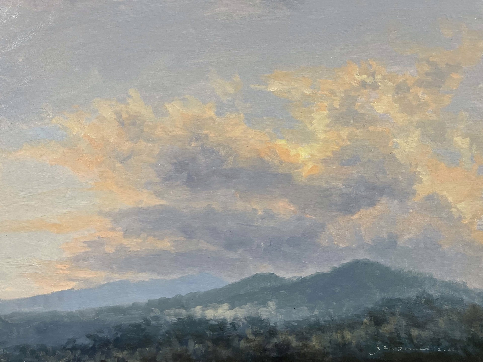 Blue Ridge Mountain Sunset by Jill McGannon