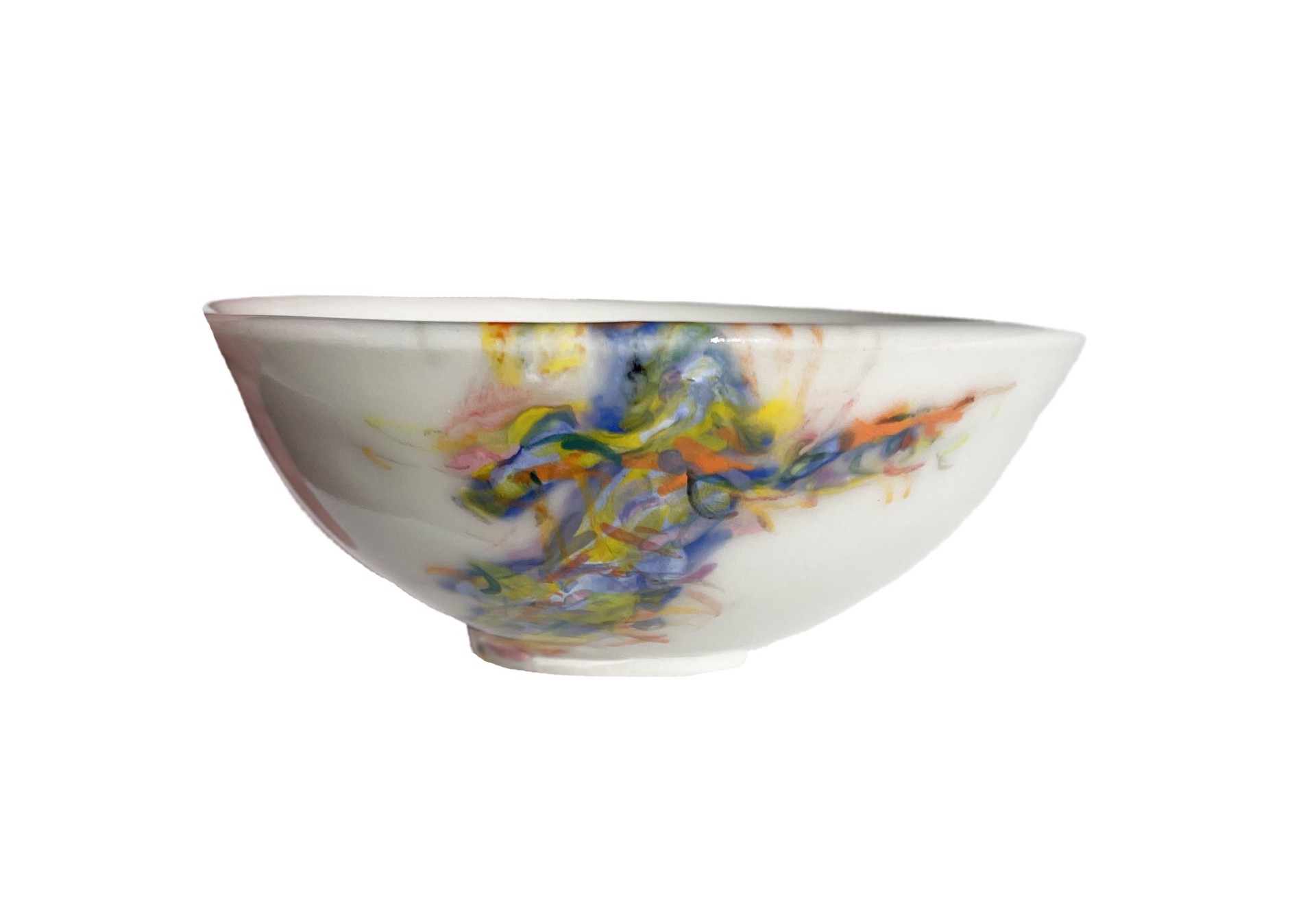 Small Multicolored Bowl by Bean Finneran
