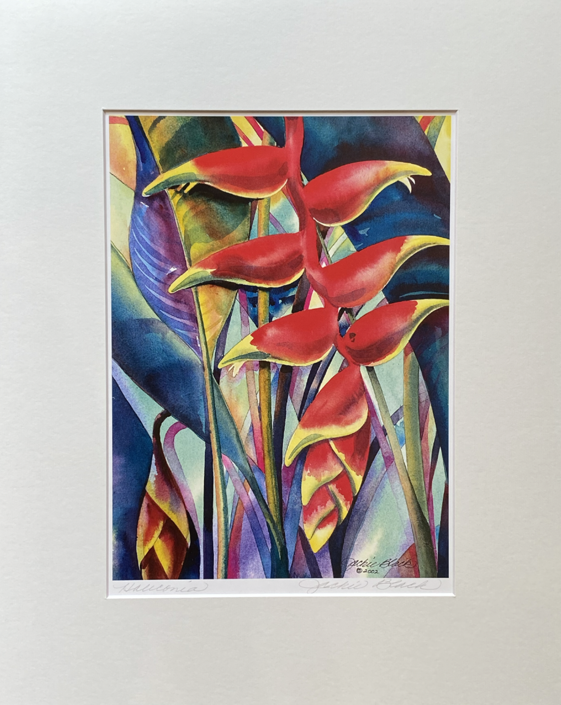 Heliconia by Jackie Black