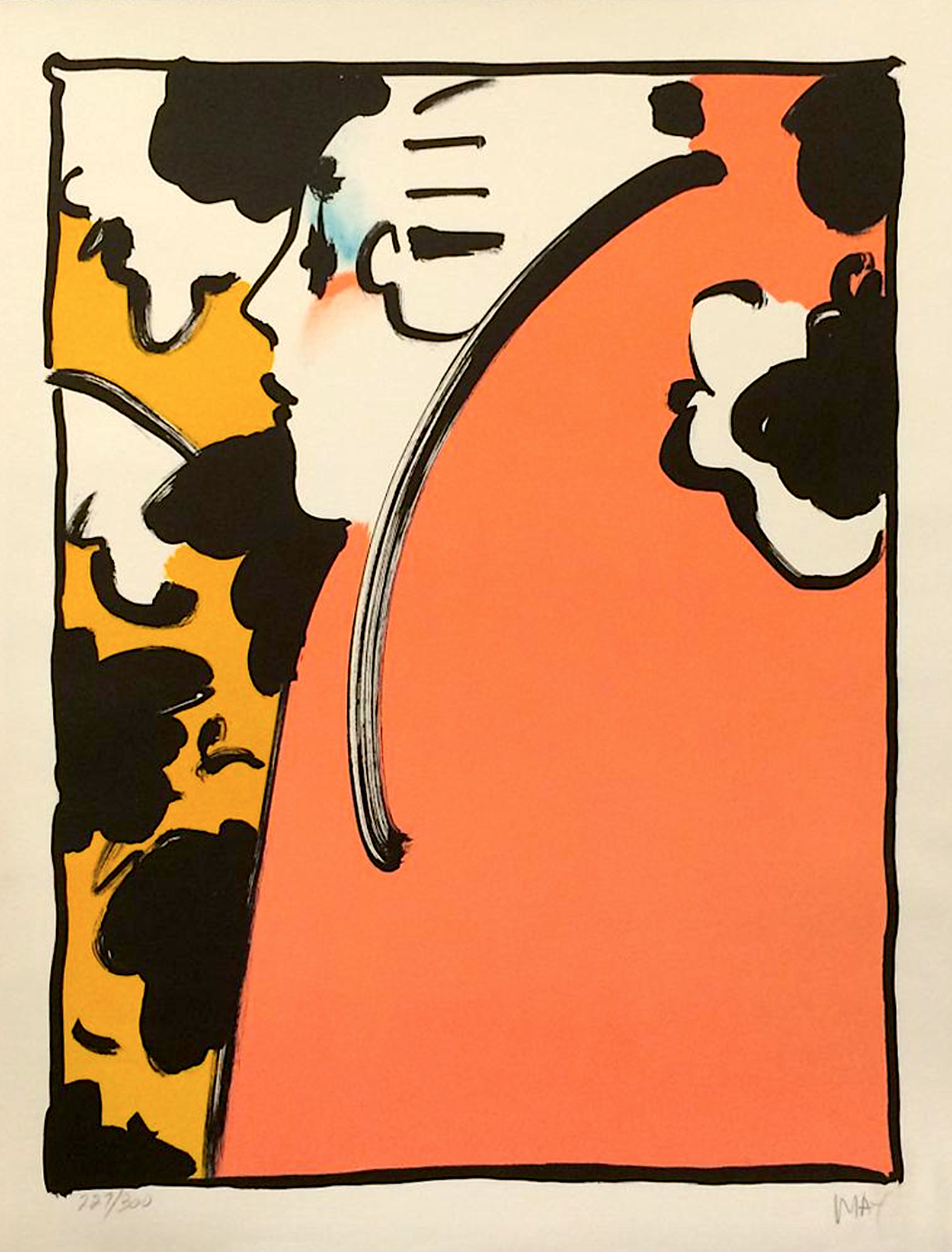 Peach Lady by Peter Max