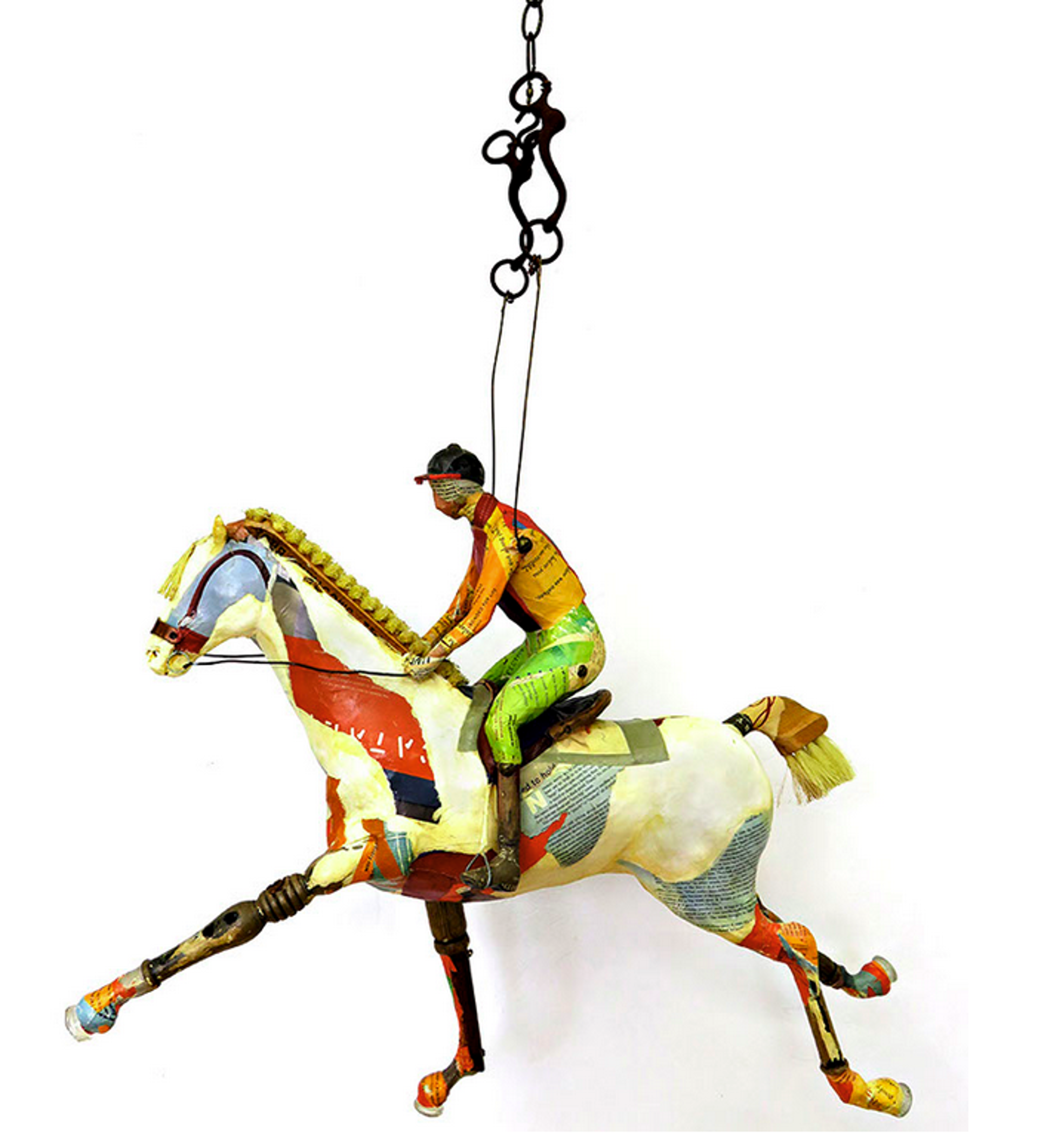 Horse & Rider I by Betsy Kluga