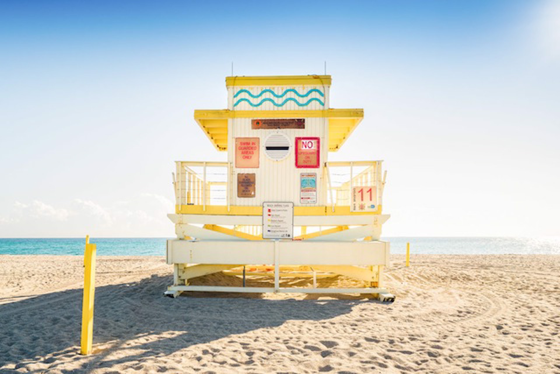 Haulover Beach Lifeguard Stand 11 by Peter Mendelson