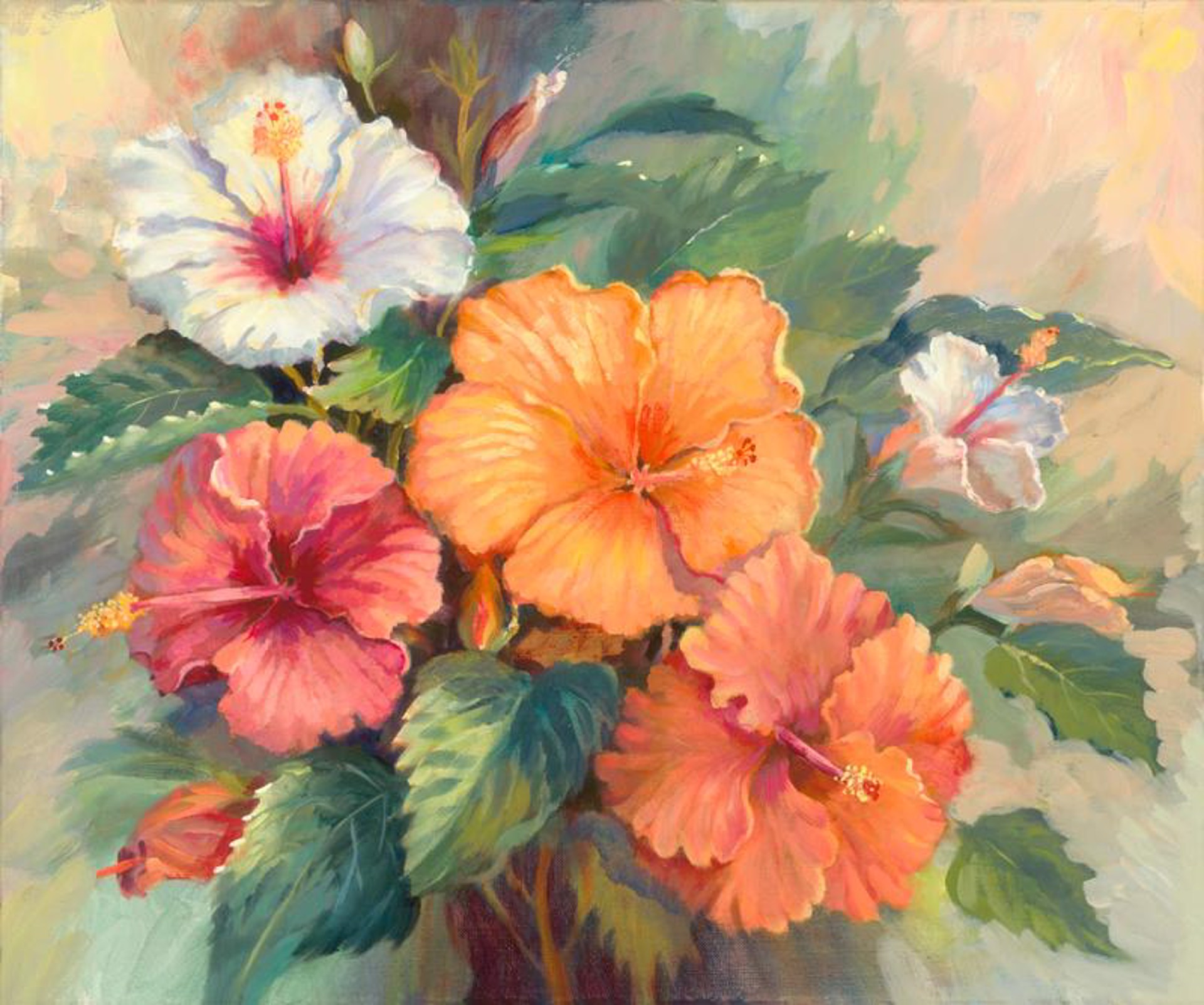 Hibiscus Variety by Connie Hennings-Chilton