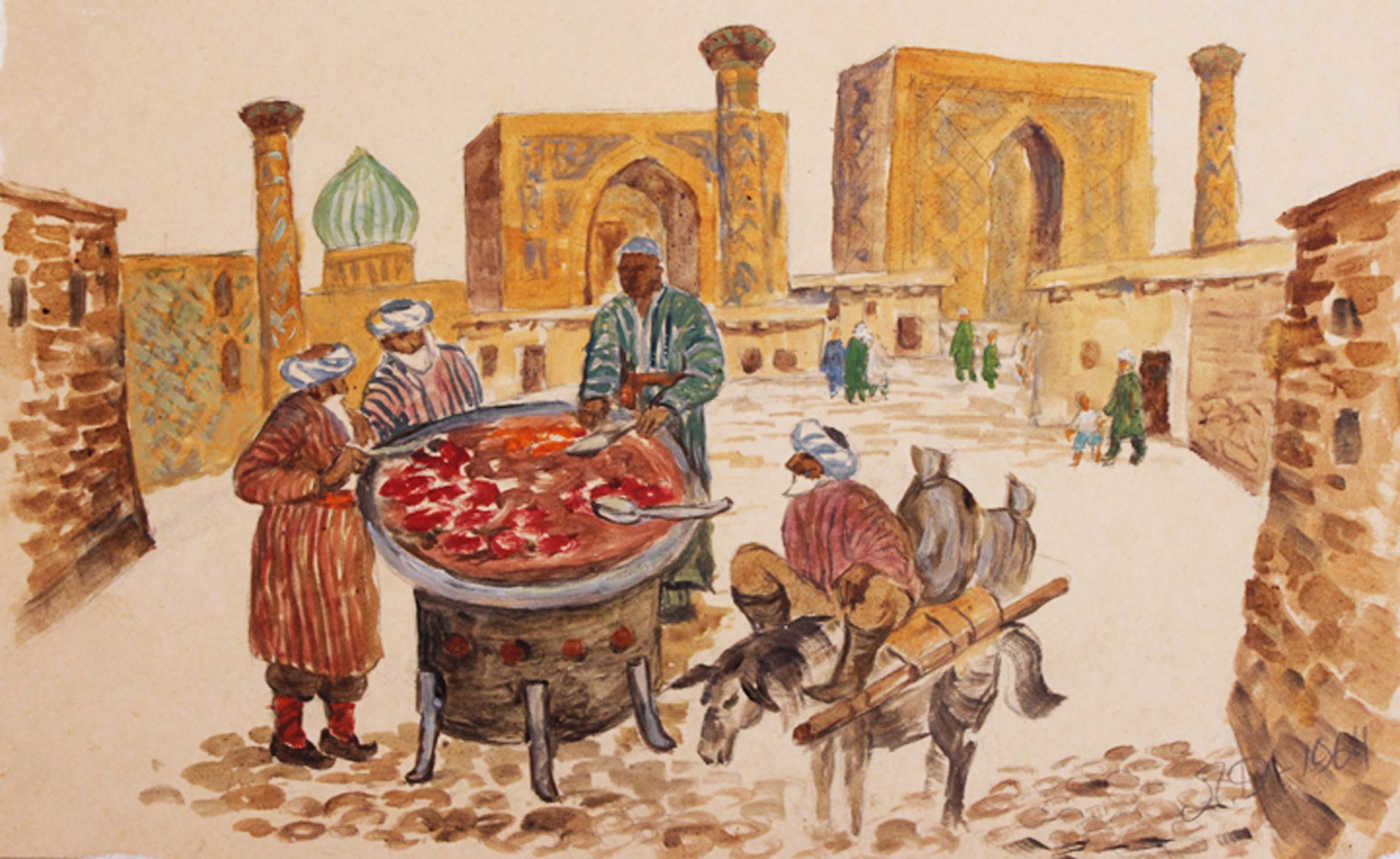 Samarkand #19 by Anatoli Domnich