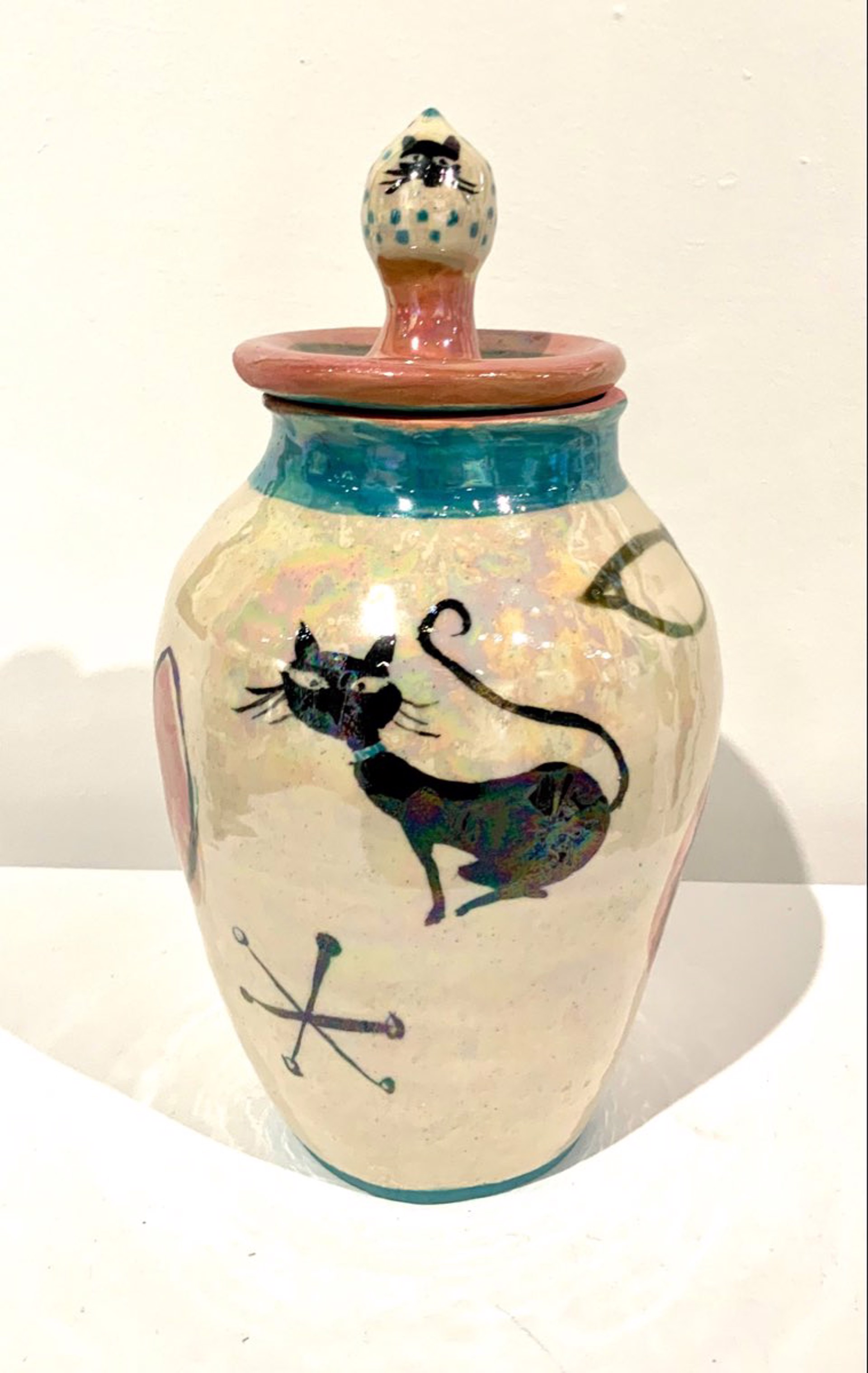 Cat Jar by Estell Osten