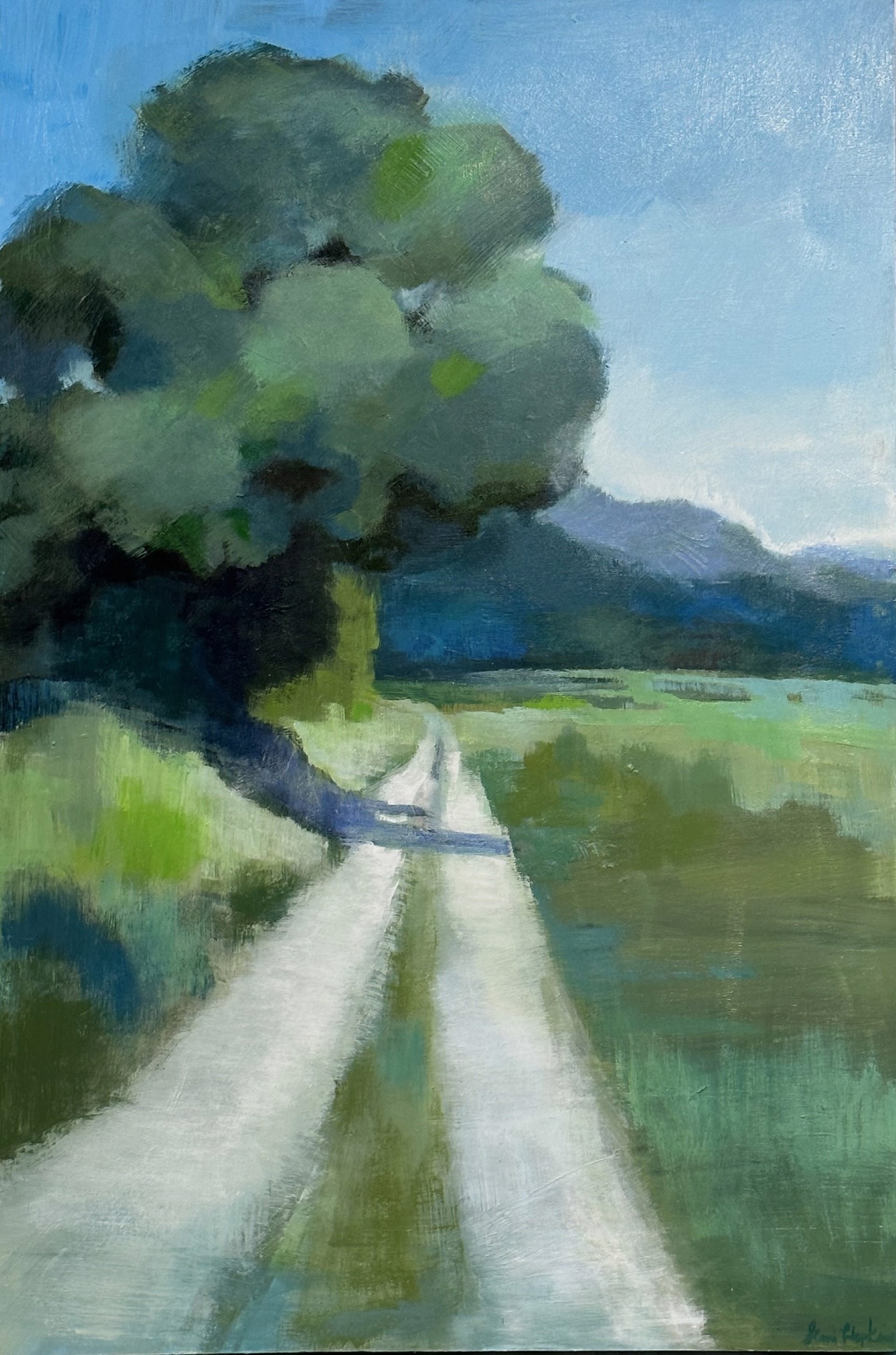Road To Cucumber Field II by Lenn Hopkins
