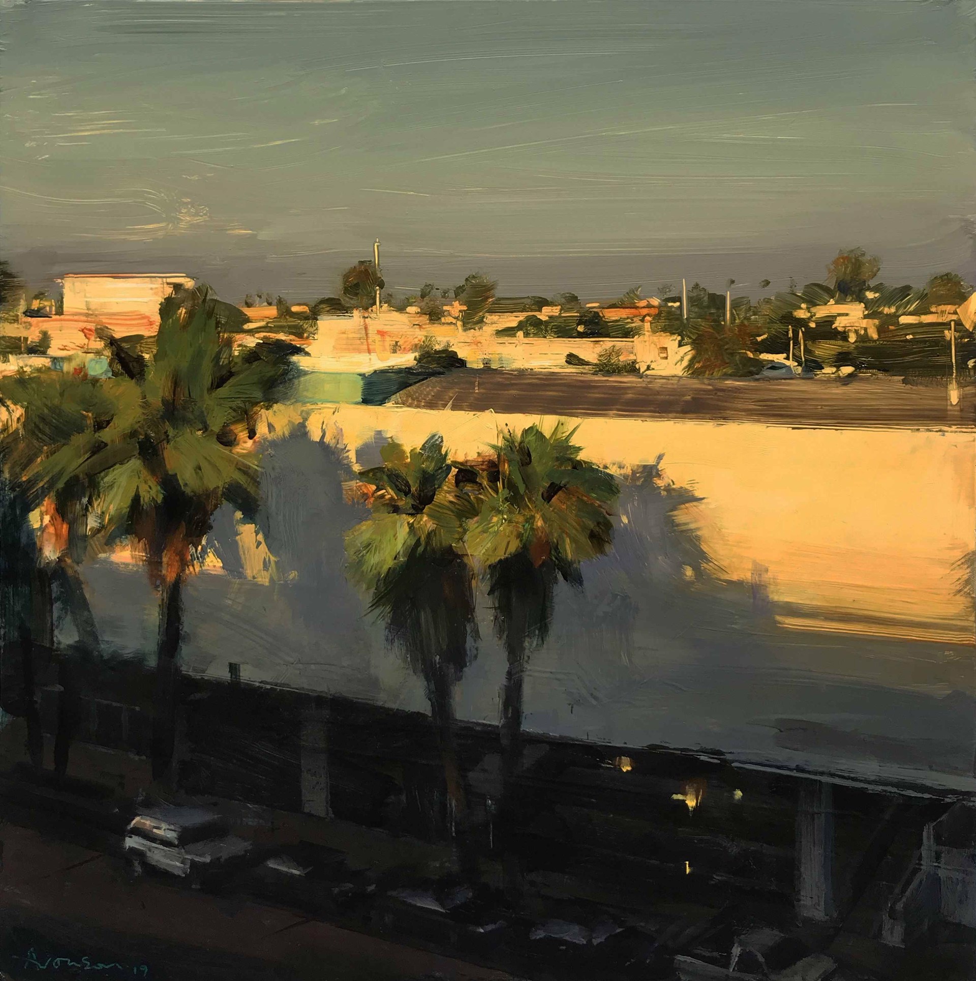 Santa Monica, Late Afternoon by Ben Aronson