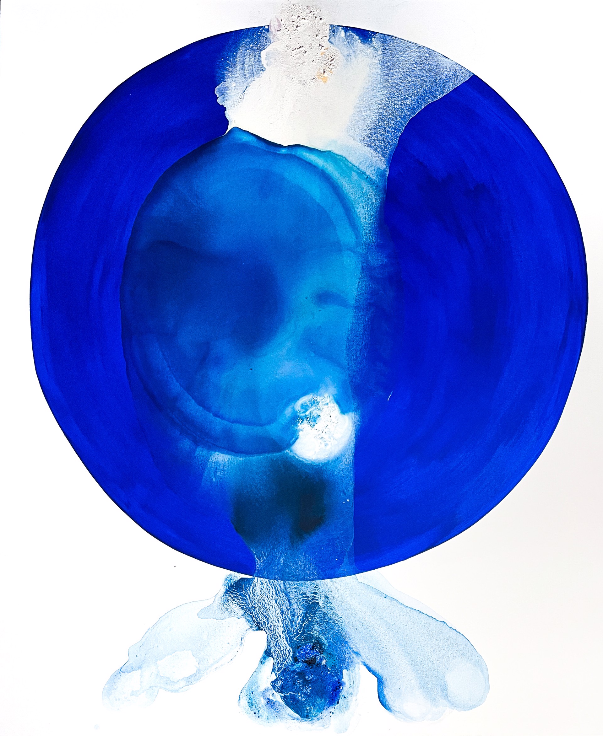 Float: A wave of Ultramarine, a belonging within the serenity of breath by Gav Barbey