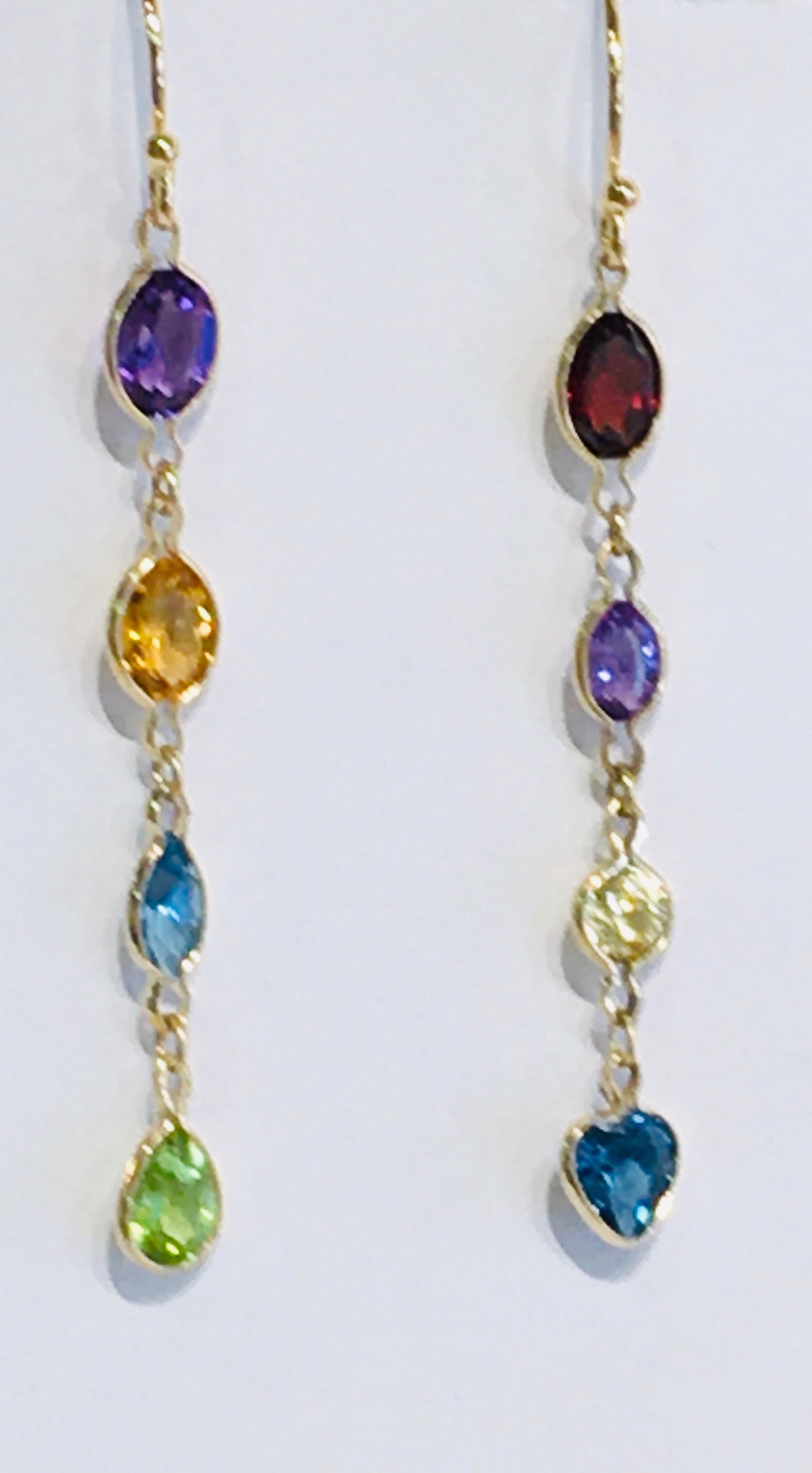 Multi-Stone Earrings by D'ETTE DELFORGE