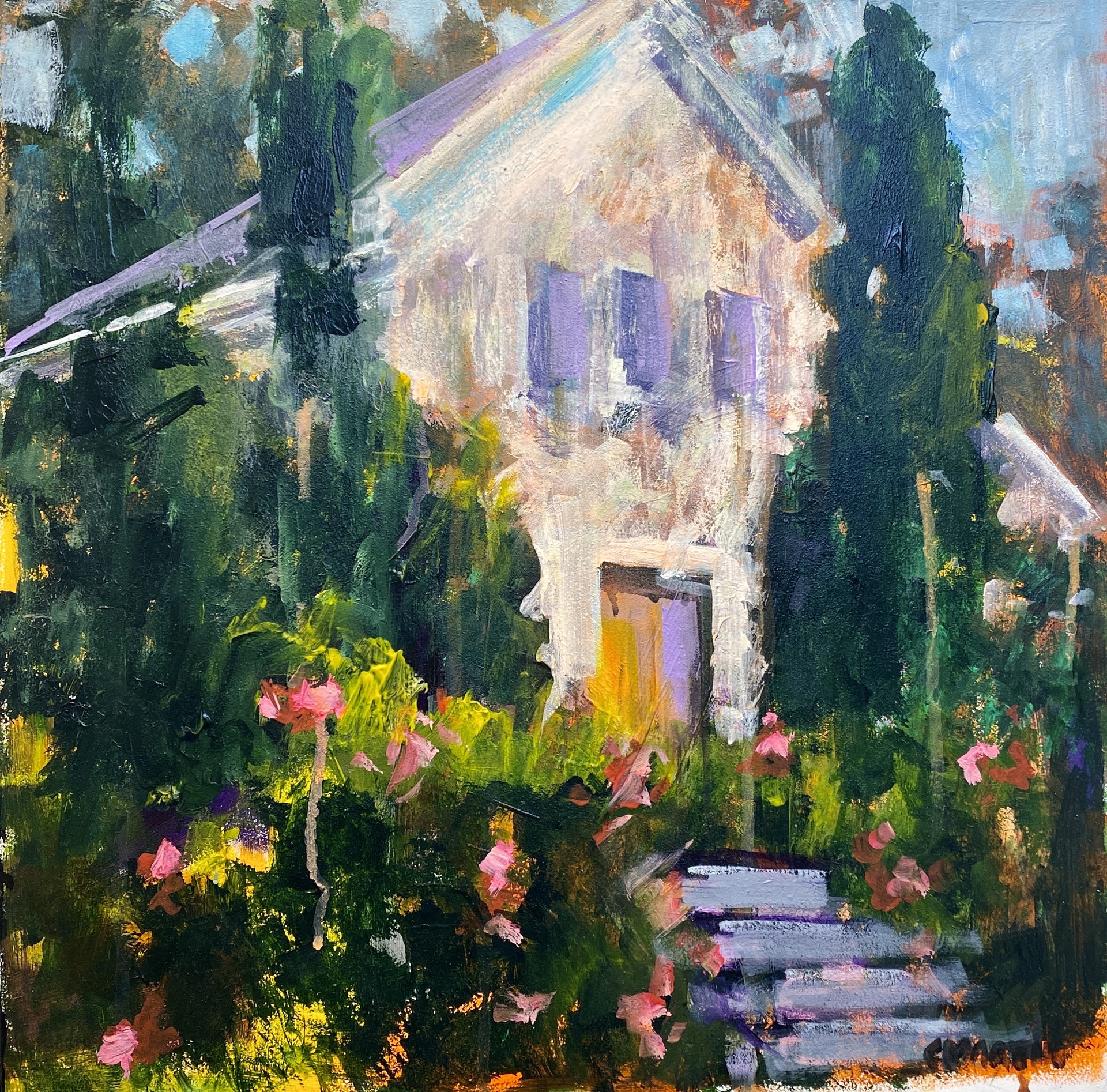 Provence In Spring - SOLD by Catherine C. Martin