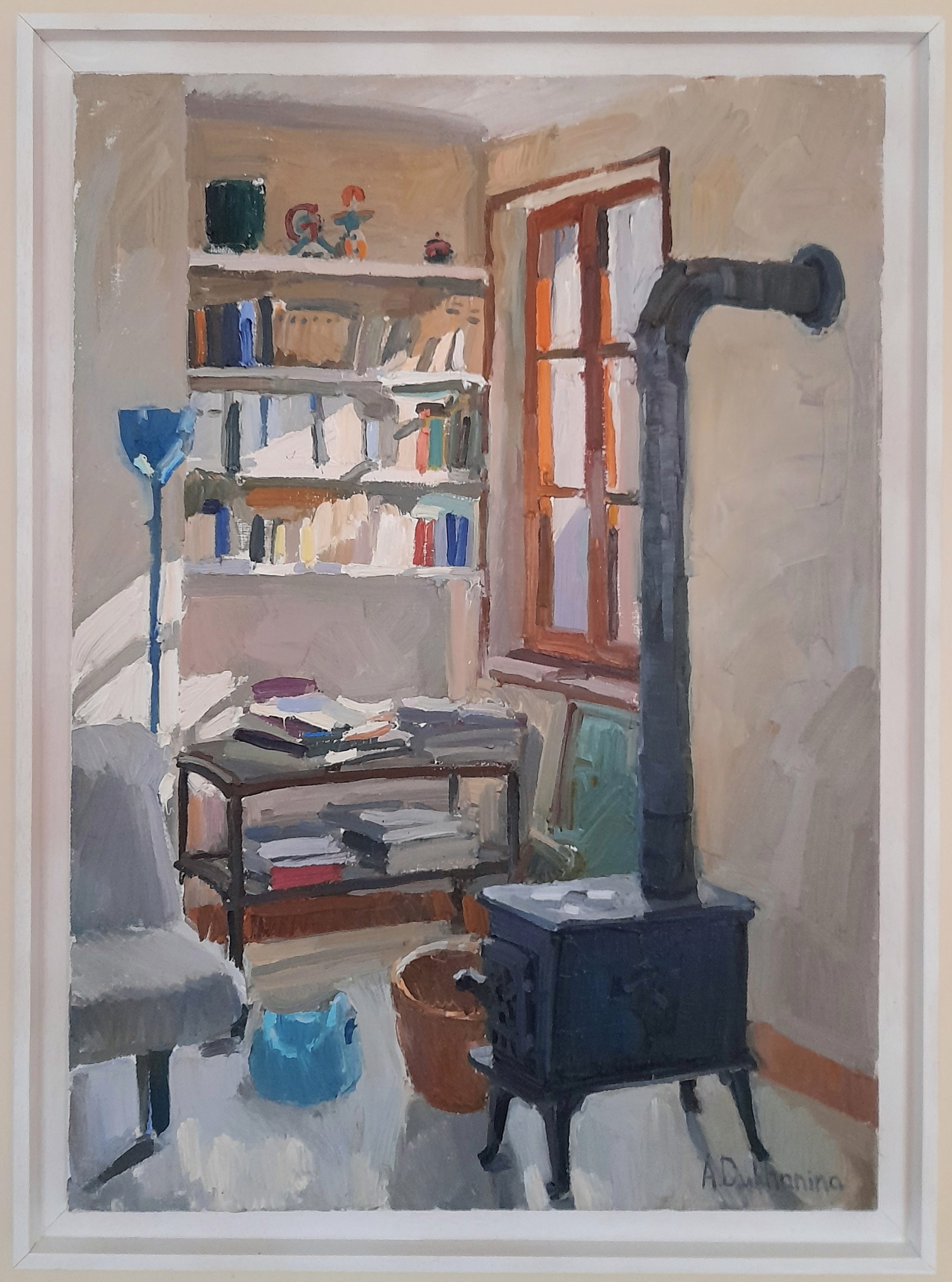 "Light in the Room" original oil painting by Anastasia Dukhanina