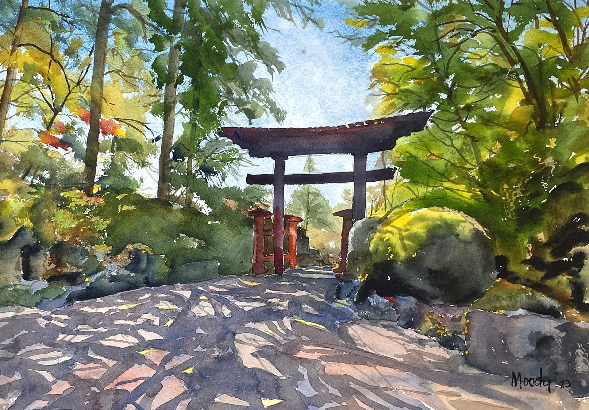Entry, Japanese Gardens by Bob Moody