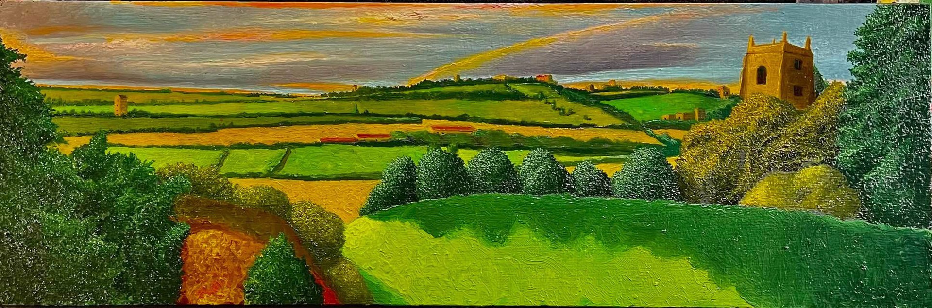 Landscape with Tower (M270) by Alan Gerson